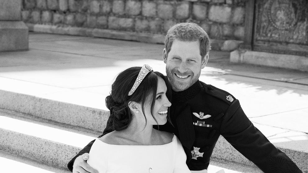 Oficiální svatební foto prince Harryho a Meghan