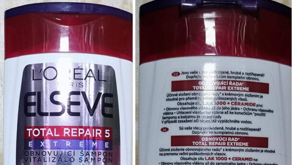 L’ORÉAL PARIS ELSEVE, TOTAL REPAIR 5 EXTREME, OBNOVUJÍCÍ ŠAMPON