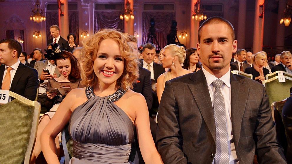 Tomáš Plekanec a Lucie Vondráčková