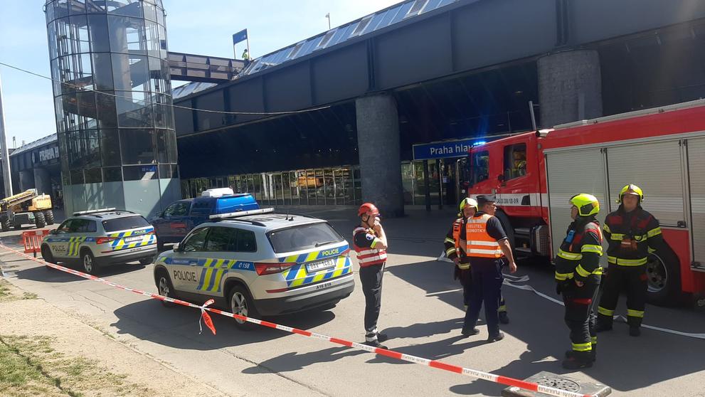 Podezřelé zavazadlo na hlavním vlakovém nádraží v Praze