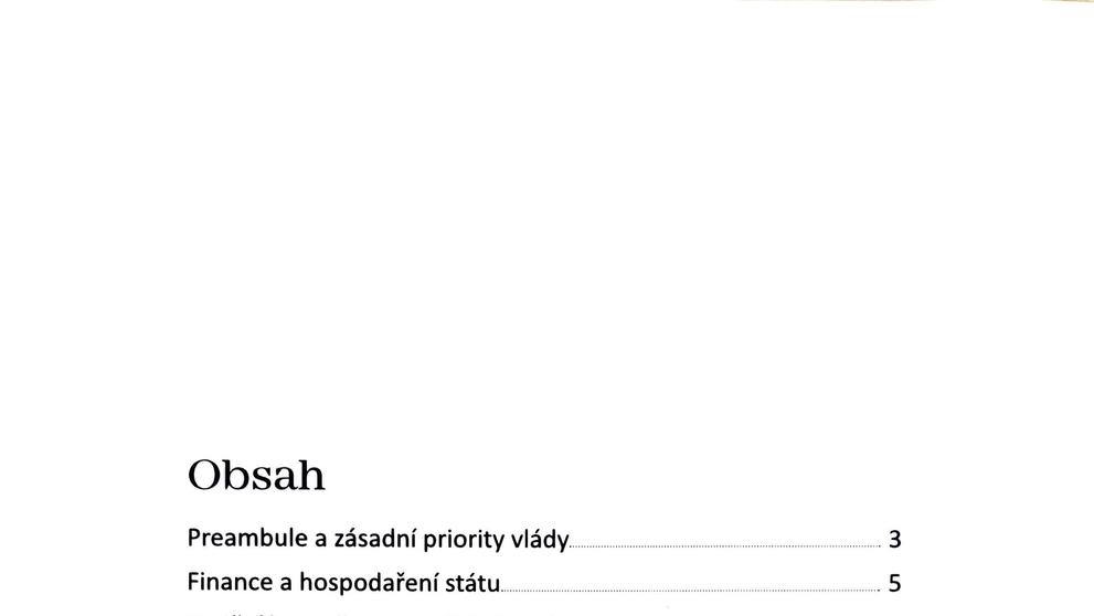 Návrh programového prohlášení vlády ČR – listopad 2025 (2)