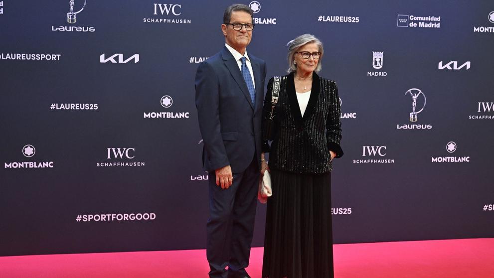 Fabio Capello s manželkou (cropped)