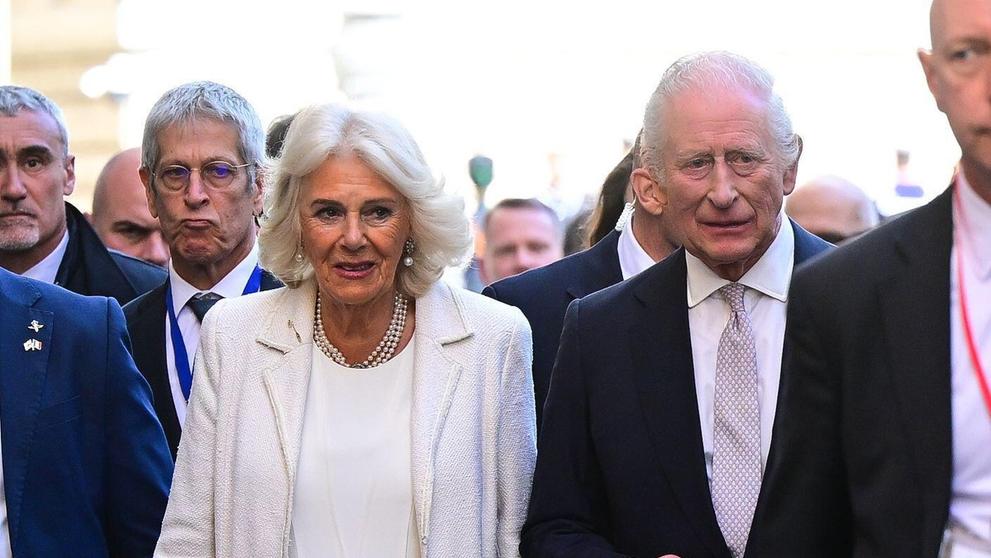 Královna Camilla a král Karel III., 10. 4. 2025 Řím (2)