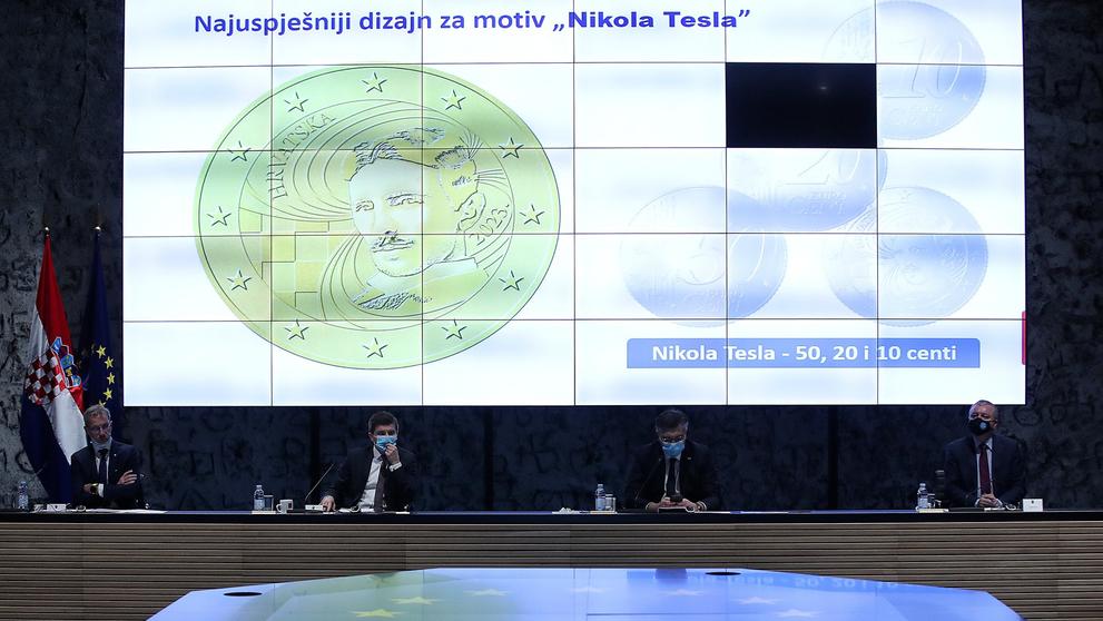Chorvatské euro - Tesla