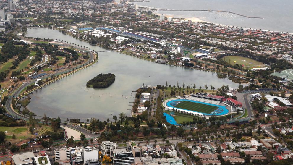 Okruh v australském Melbourne