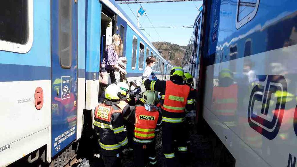 Požár lokomotivy na Šumpersku - 3