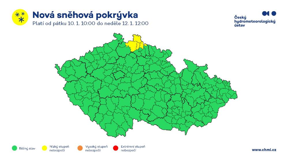 Nová sněhová pokrývka