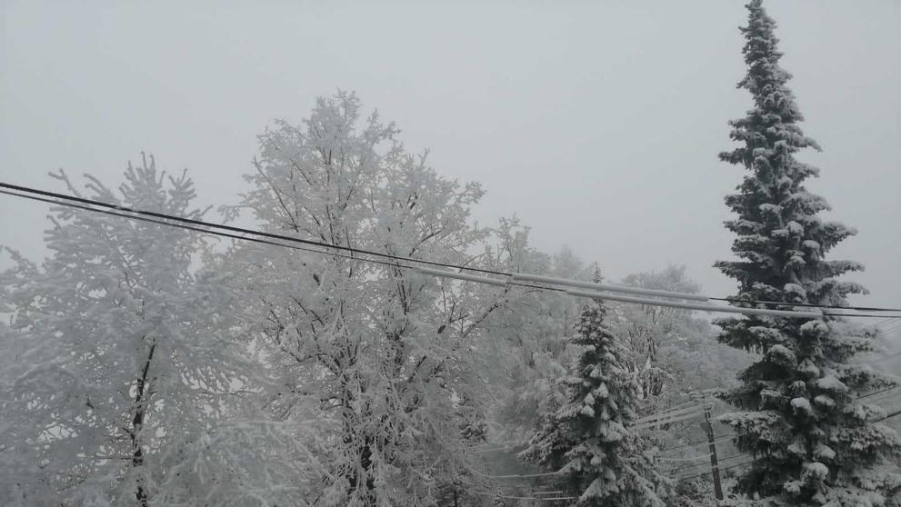 Sníh na Karlovarsku - 1