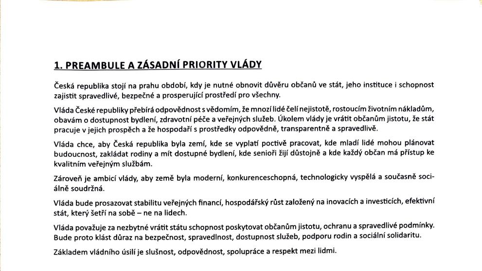 Návrh programového prohlášení vlády ČR – listopad 2025 (3)