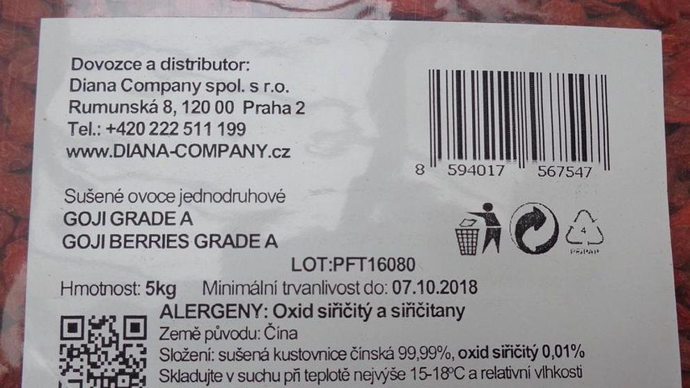 SZPI stahuje závadnou kustovnici čínskou