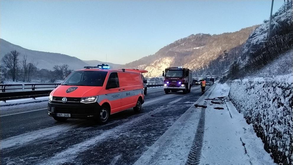 Dopravní nehoda v Ústeckém kraji (3)