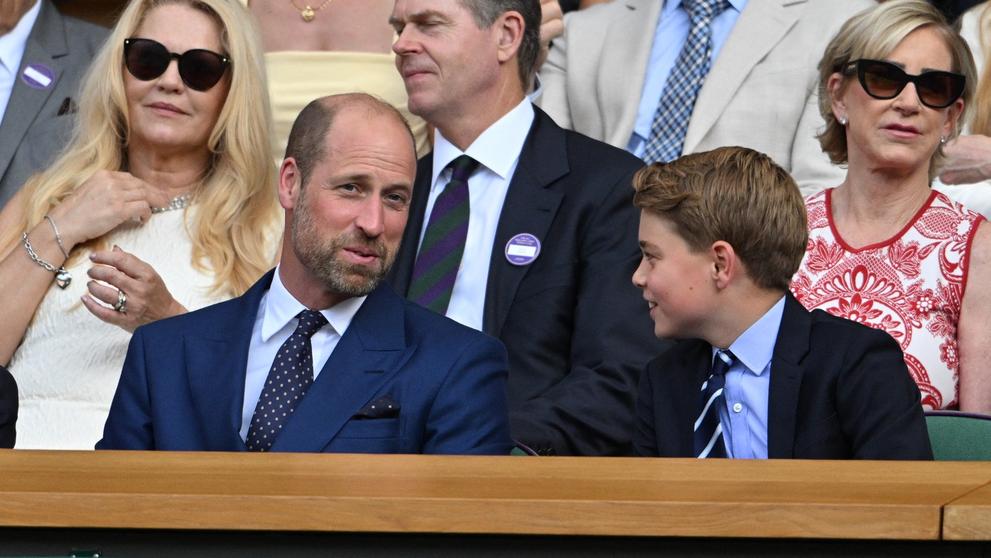 Princ William a princ George na finále Wimbledonu 