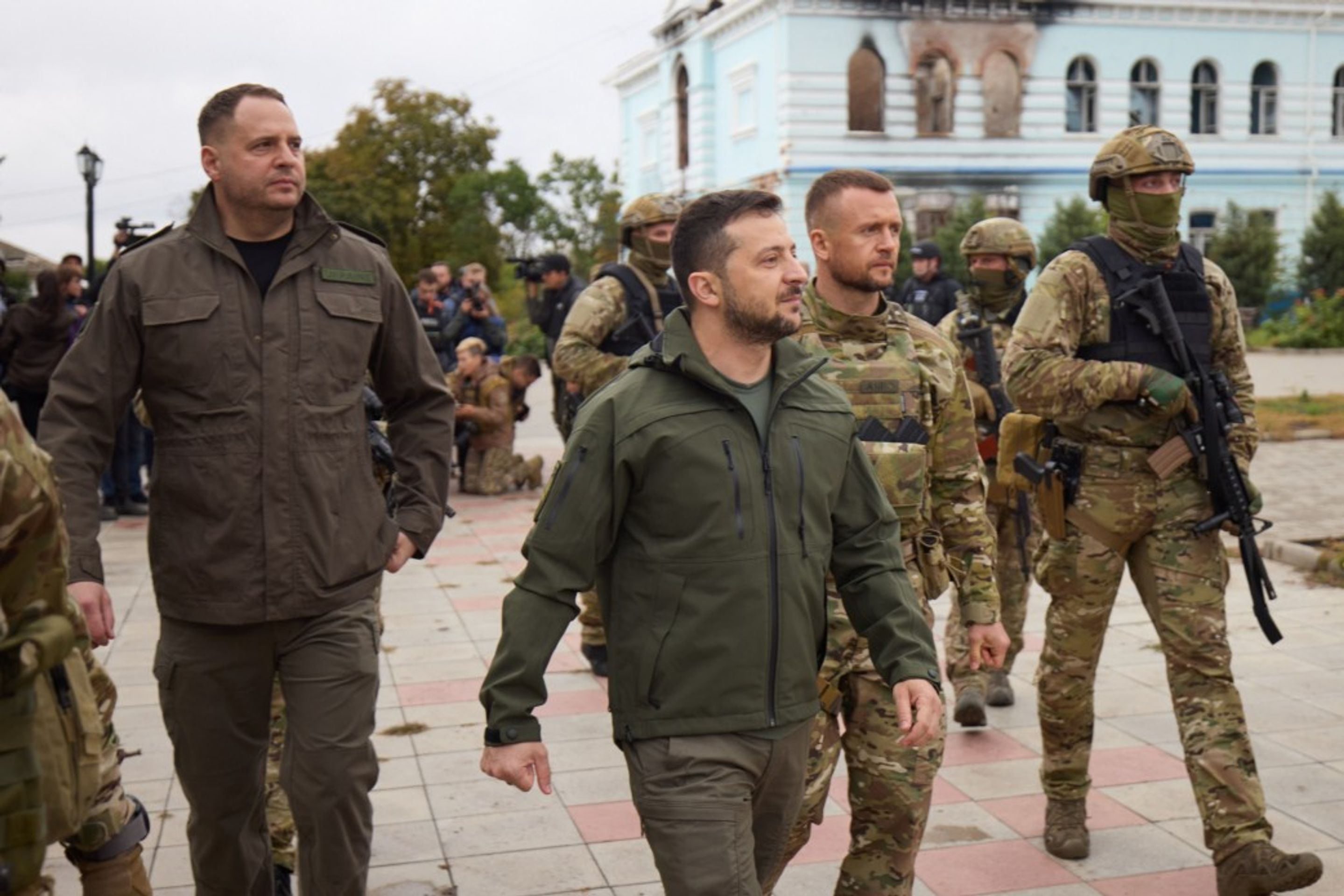 Prezident Zelensky (2) - Prezident Zelensky v Charkově (2/10)