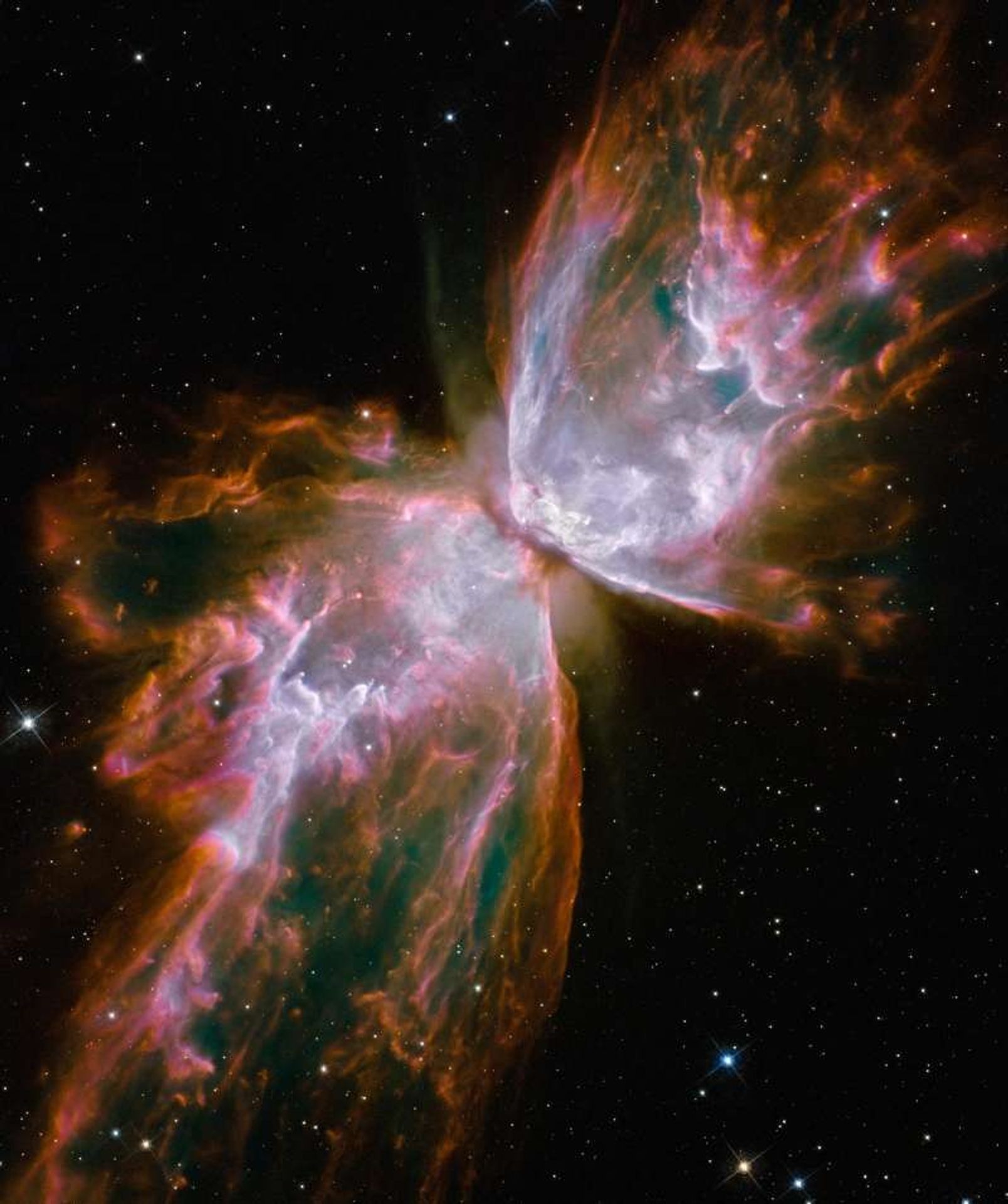 Motýl v planetární mlhovině NGC 6302 - Fotogalerie: Snímky Hubbleova teleskopu (1/5)