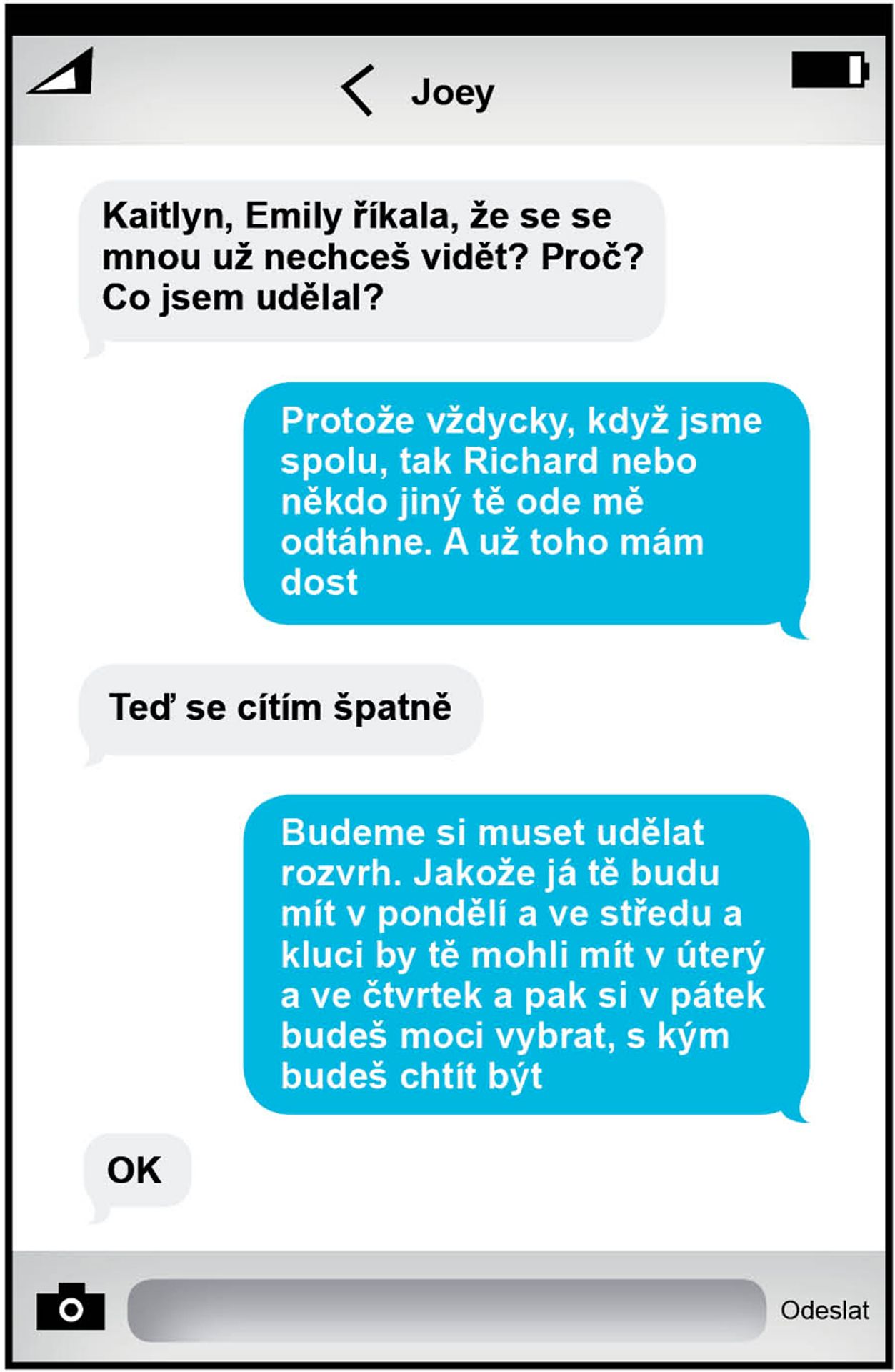 Hádka přes sms - 3 - GALERIE: Katie Nickensová a rochod s přítelem (3/6)