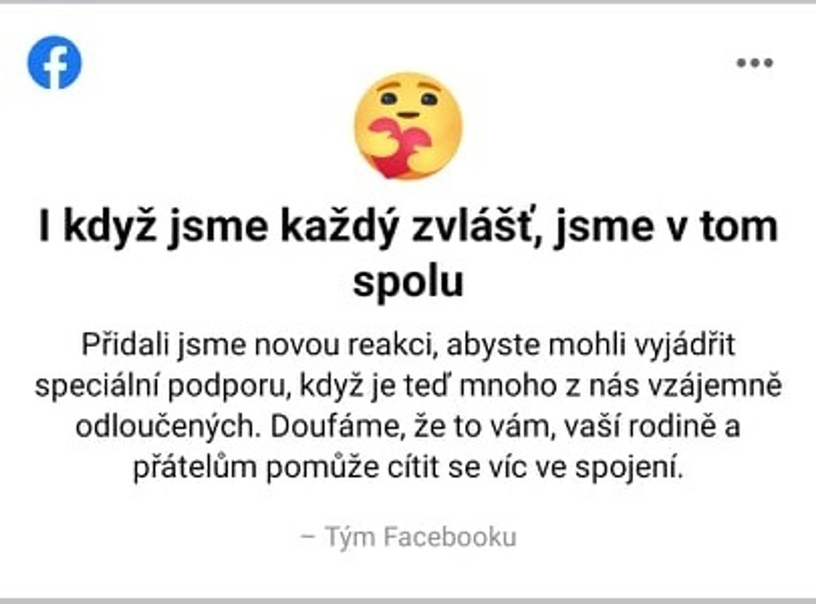 Nová reakce na facebooku a messengeru - 1 - GALERIE: Nové reakce na facebooku a messengeru (1/4)