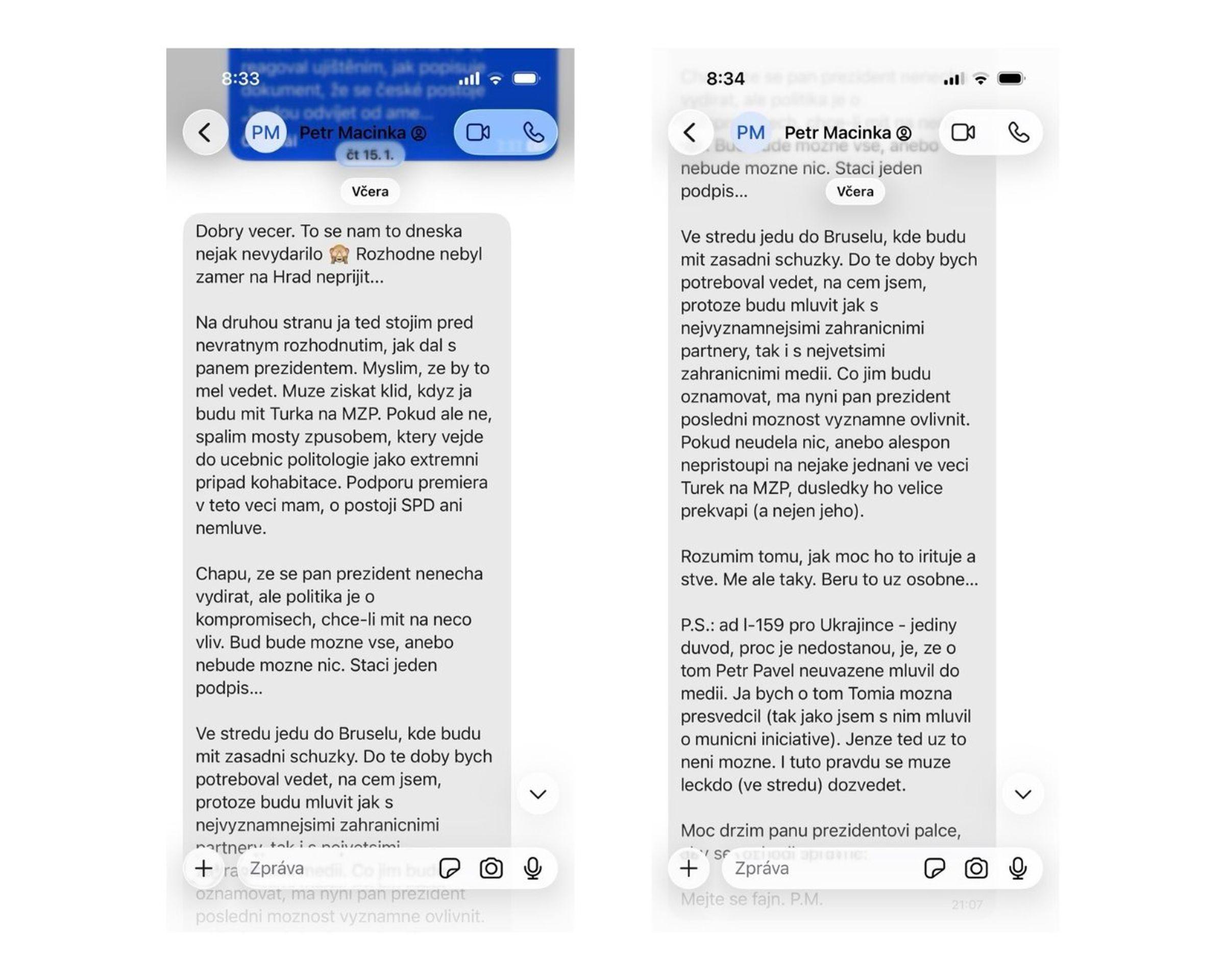 SMS zprávy od Petra Macinky - SMS zprávy od Petra Macinky (1/3)