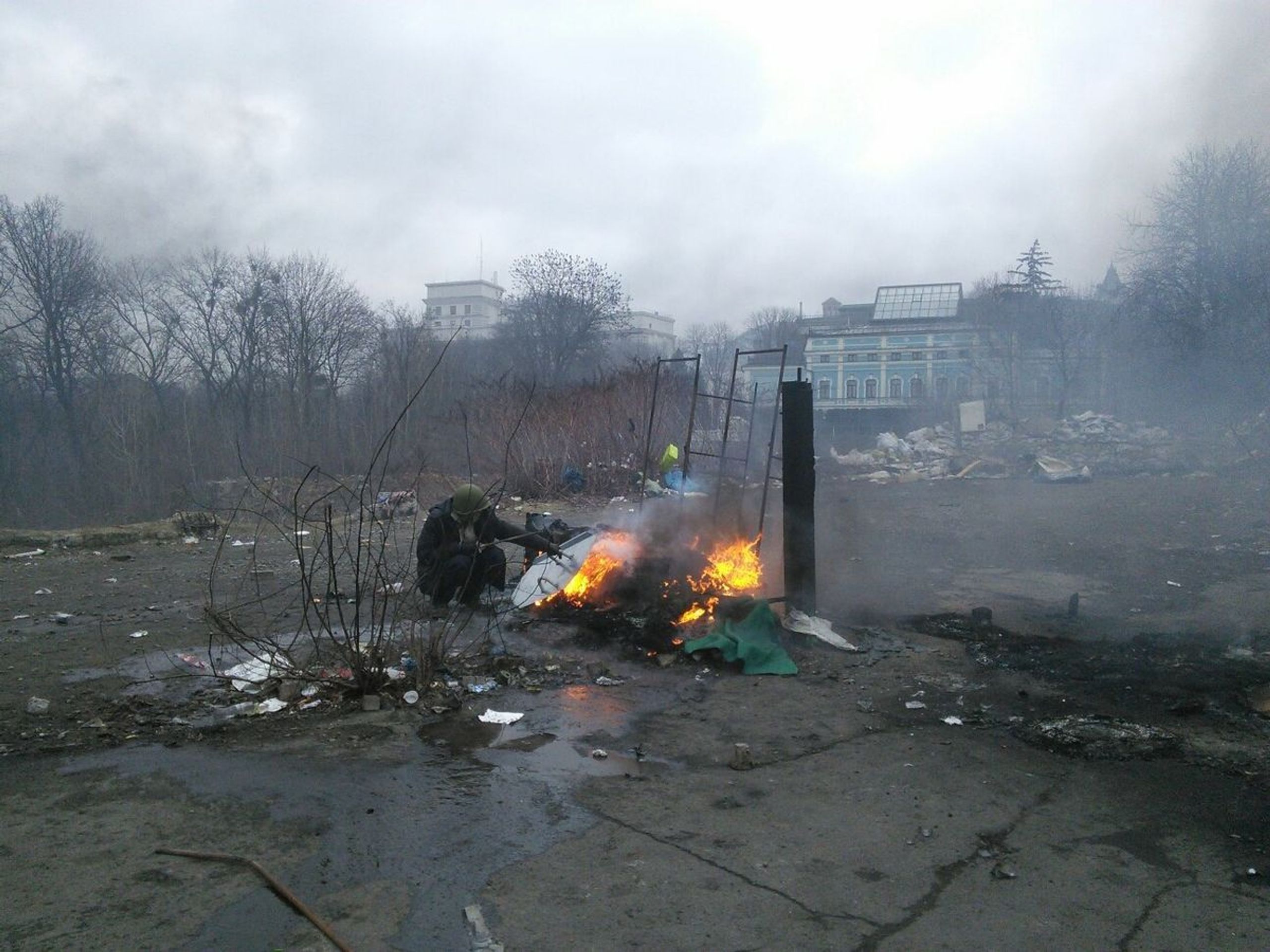 Boje v Kyjevě - 6 - GALERIE: Občanská válka na Ukrajině (1/6)