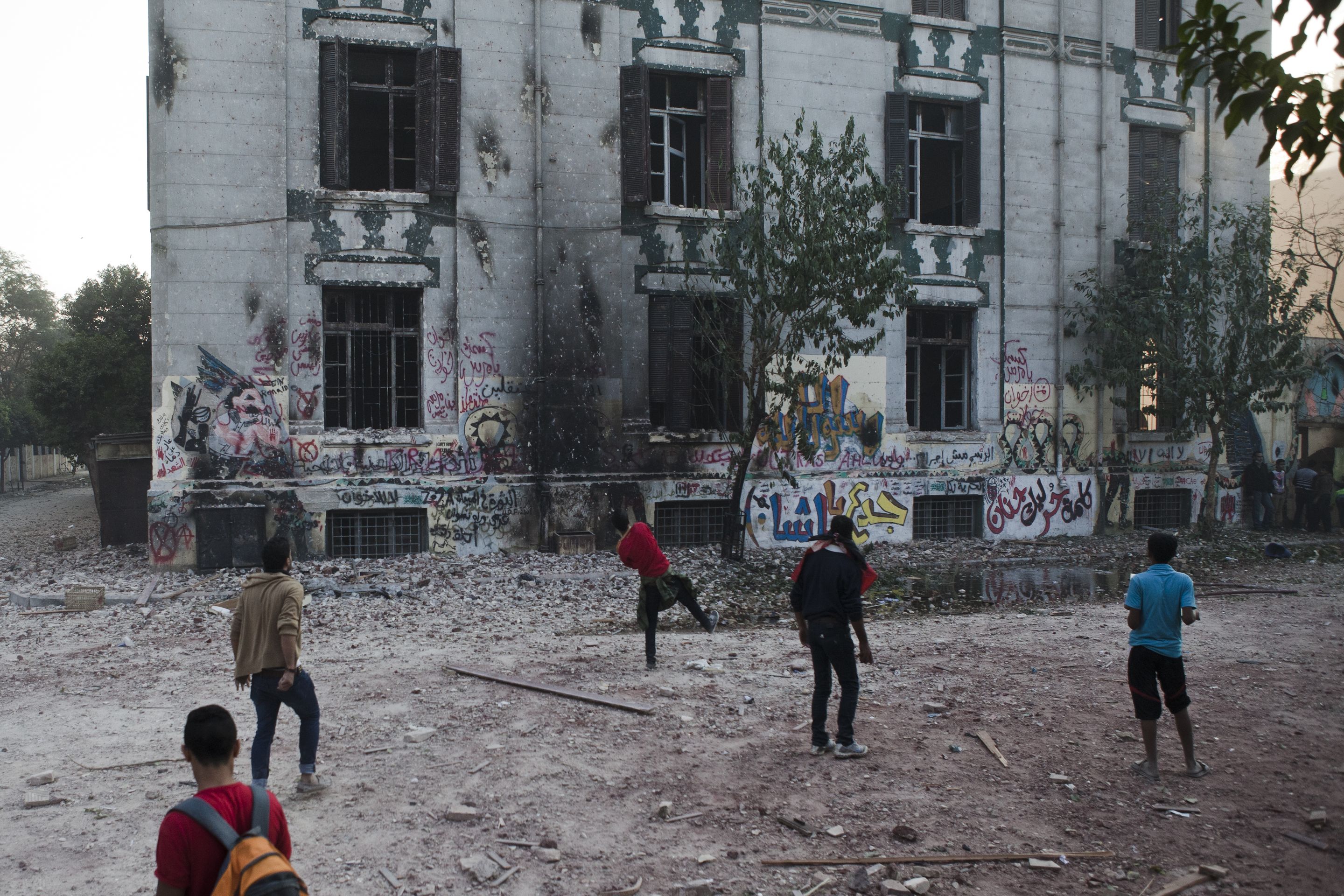 Protesty v Egyptě - 7 - V Egyptě protestovaly tisíce lidí proti prezidentovi (3/10)