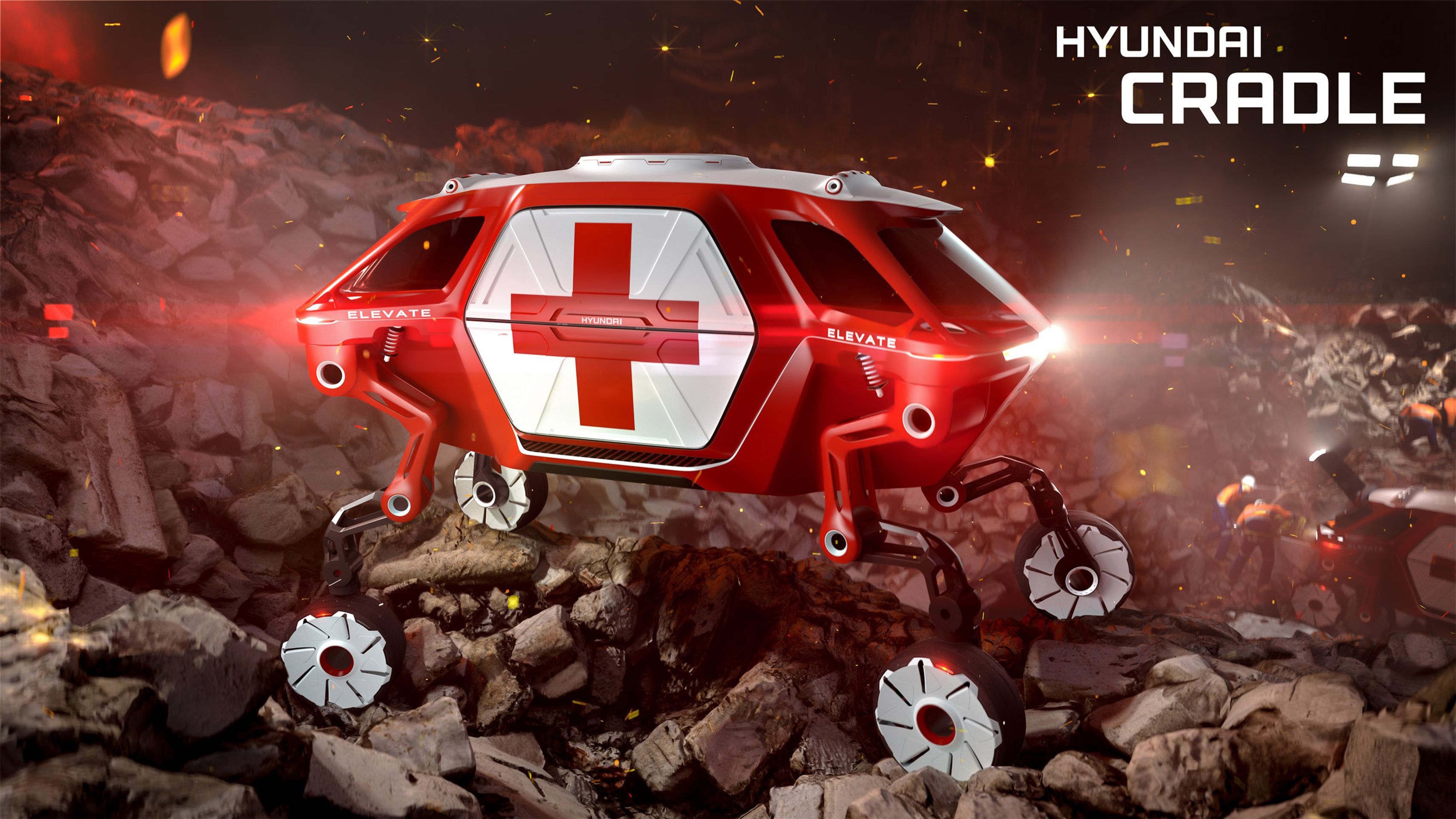 Koncept chodícího vozu Elevate od Hyundai - 9 - Fotogalerie: Chodící auto od Hyundai (4/6)