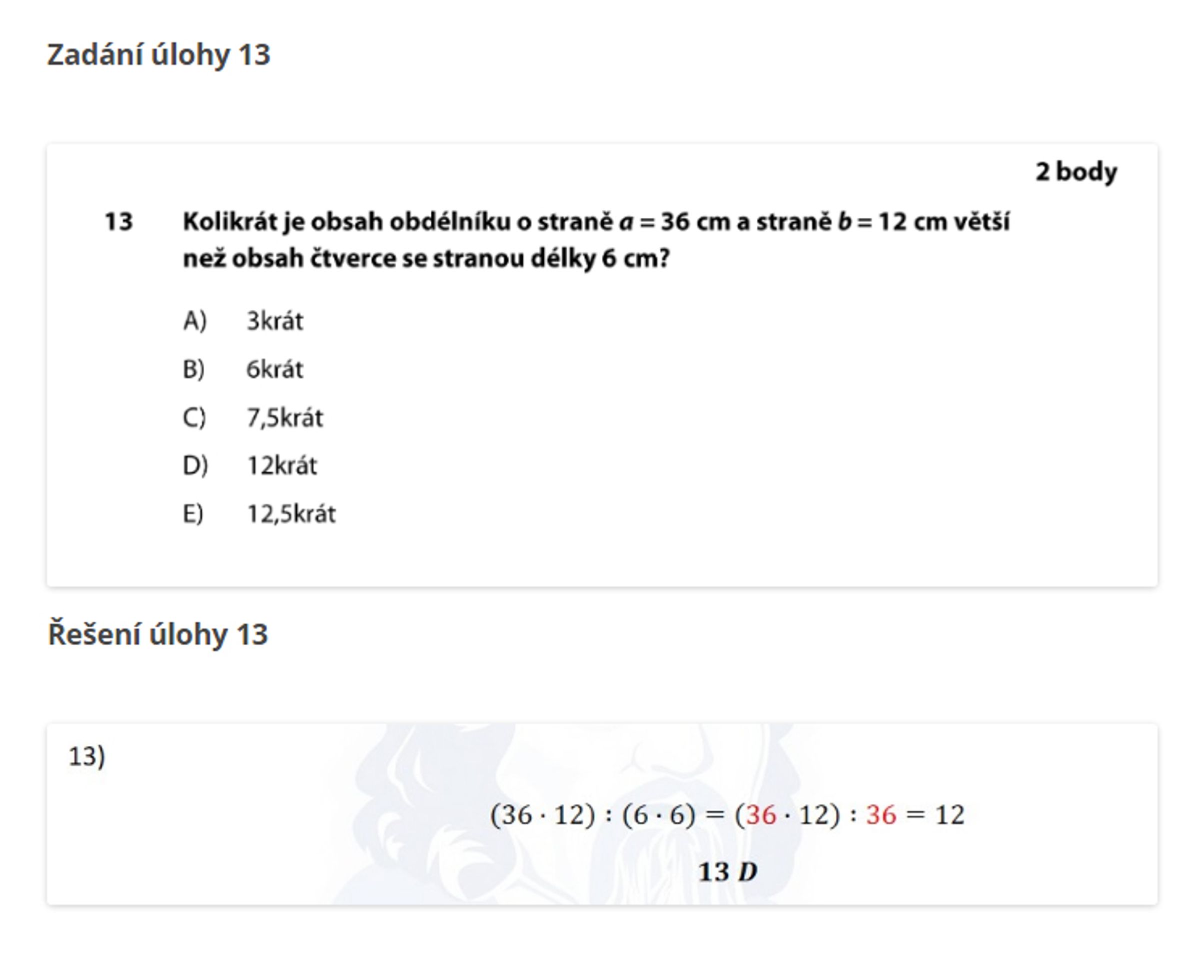 6Úloha13 - Přijímací zkoušky z matematiky s řešením (14/32)