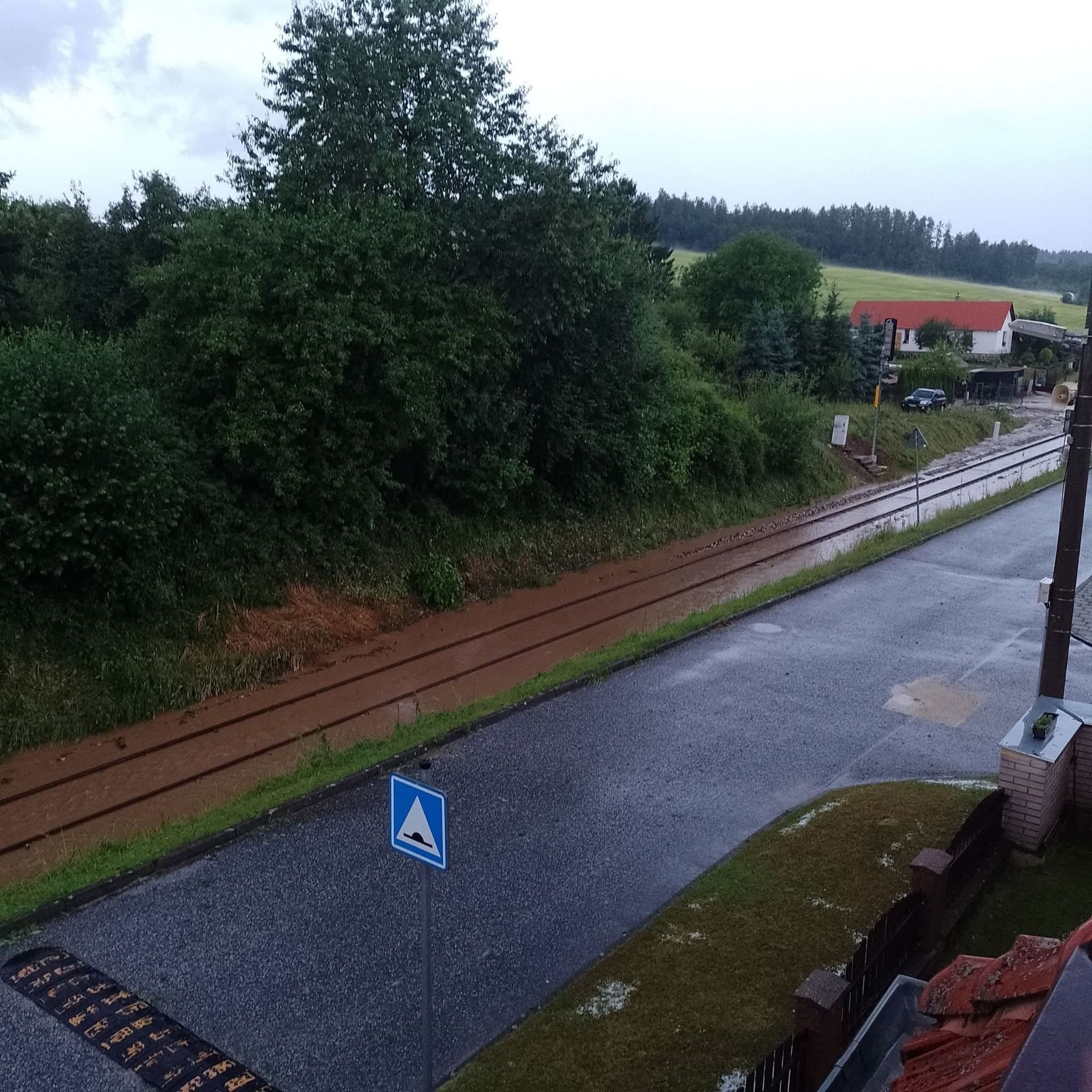 Následky bouřky ve Slavonicích - Následky čtvrtečních bouřek (14/15)