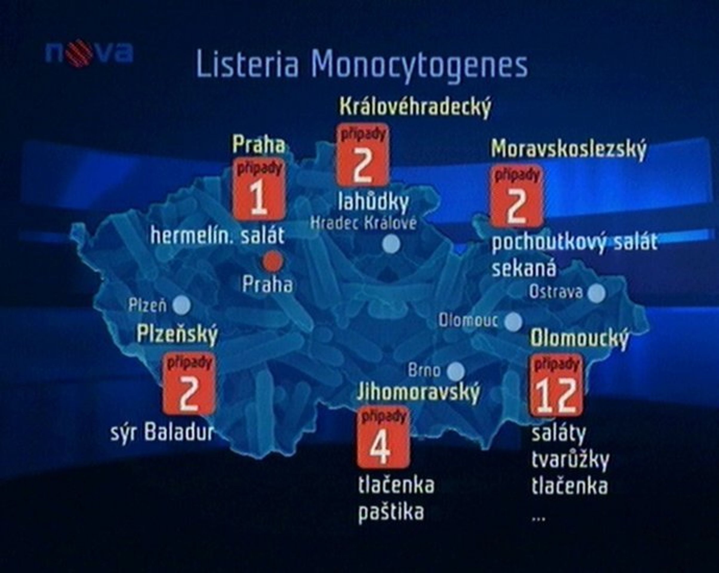 Výskyt Listerie v Česku.  - Zabijácká bakterie Listerie znovu útočí (1/1)