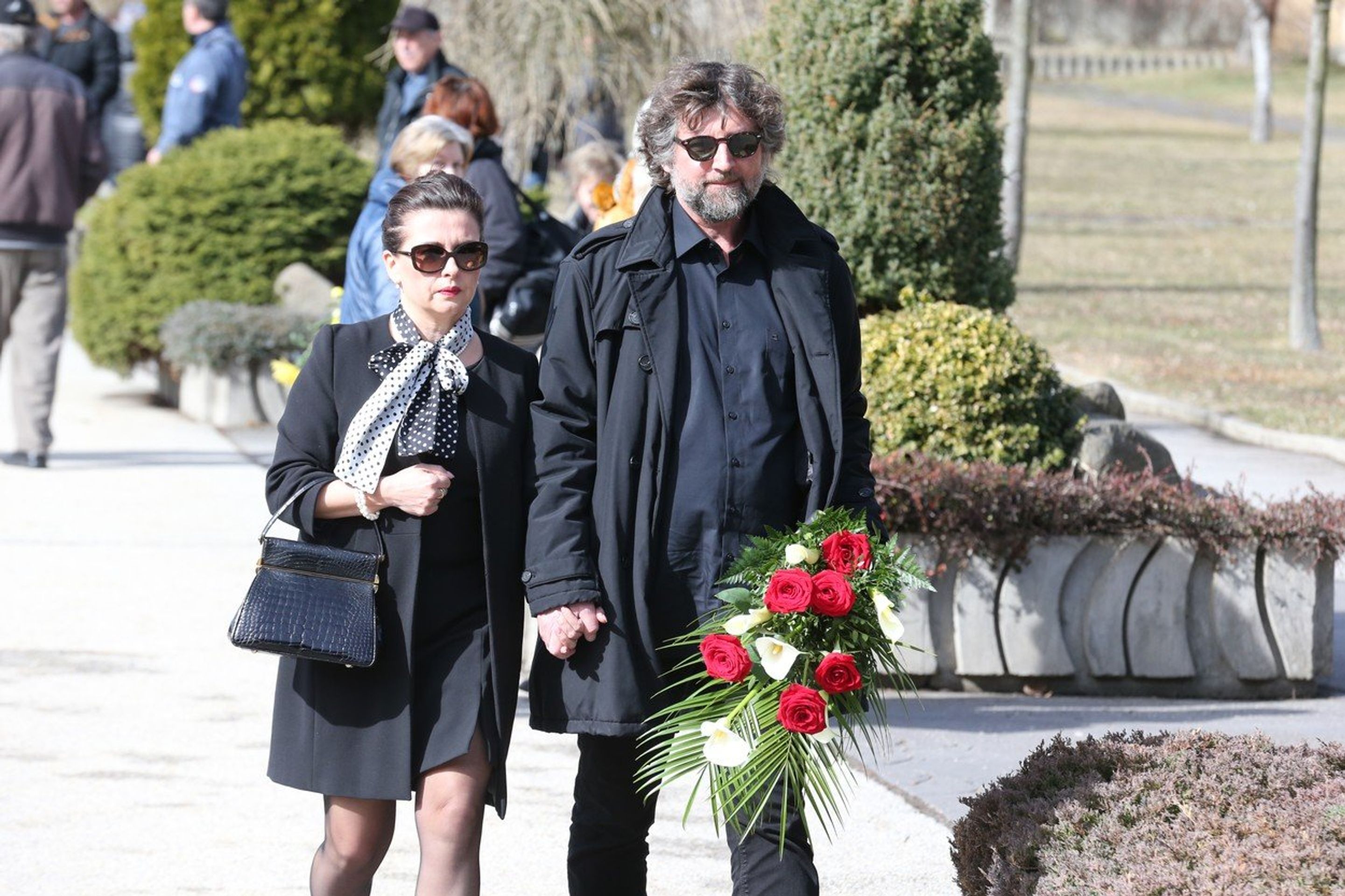 Rozloučení s Jiřím Pomejem - Dana Morávková, Petr Malásek - GALERIE: Rozloučení s Jiřím Pomejem (11/15)
