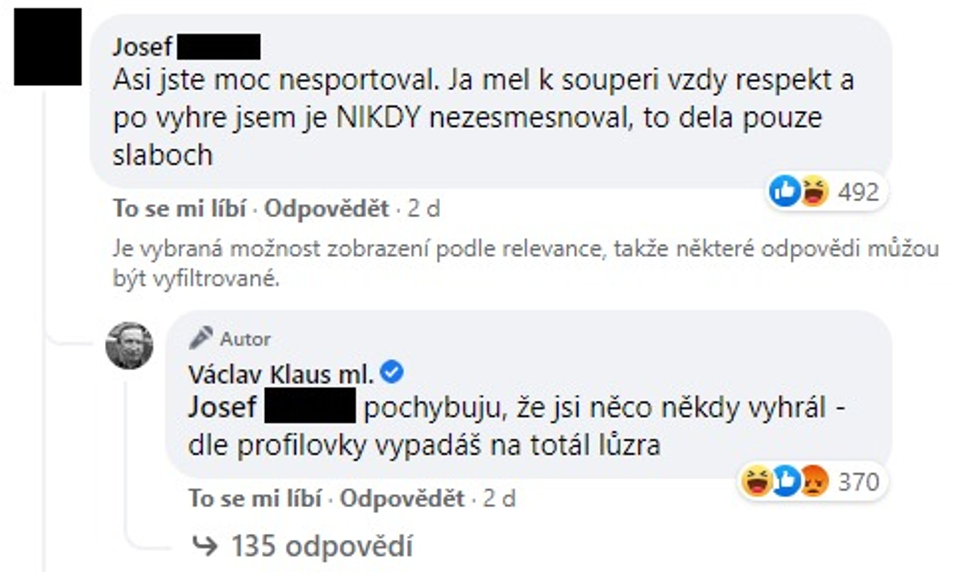 Klaus ml. na facebooku - 1 - GALERIE: Klaus ml. řádí na facebooku (1/3)