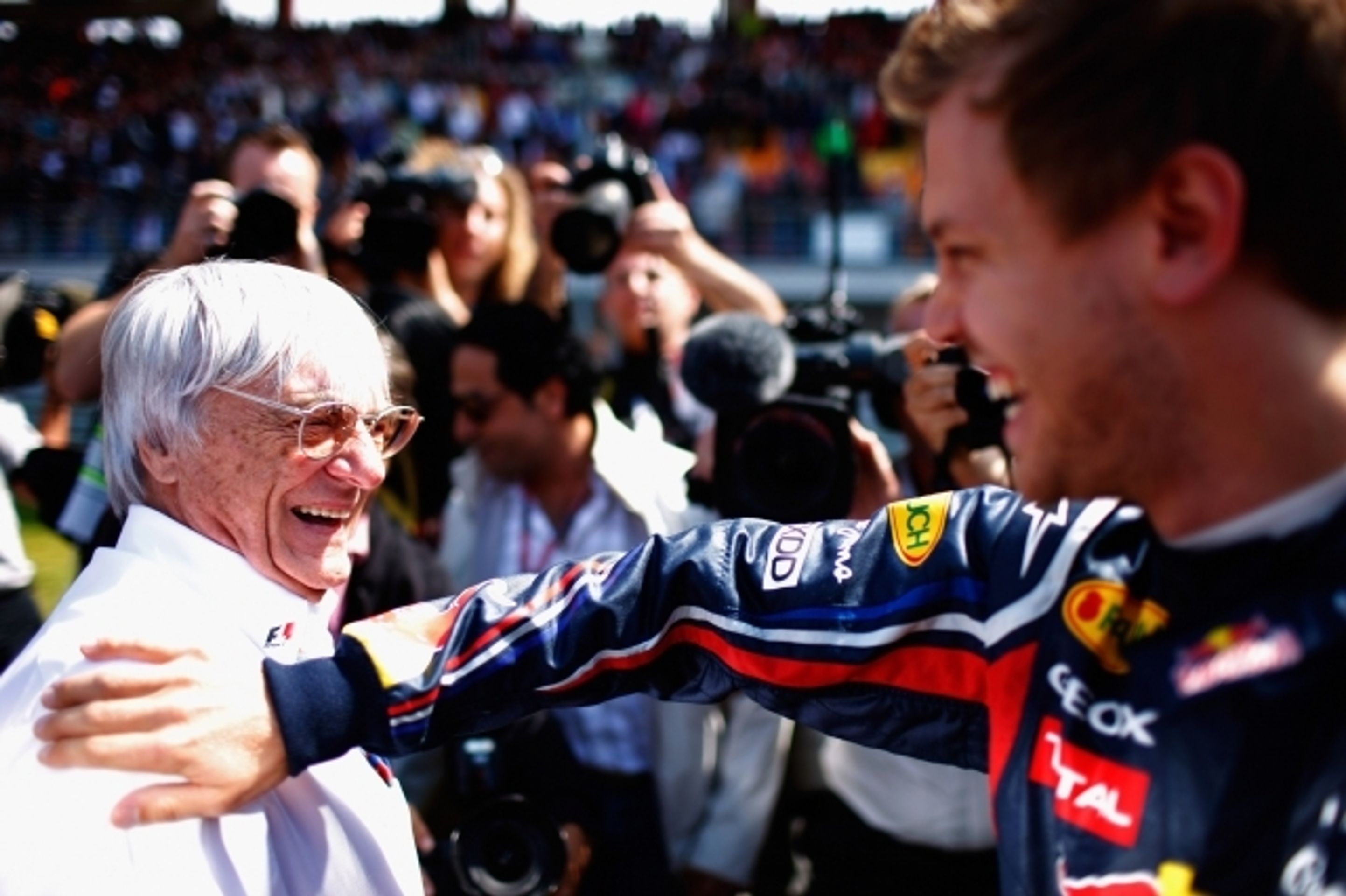 Sebastian Vettel a Bernie Ecclestone - 1 - GALERIE: Sebastian Vettel a Bernie Ecclestone (5/7)