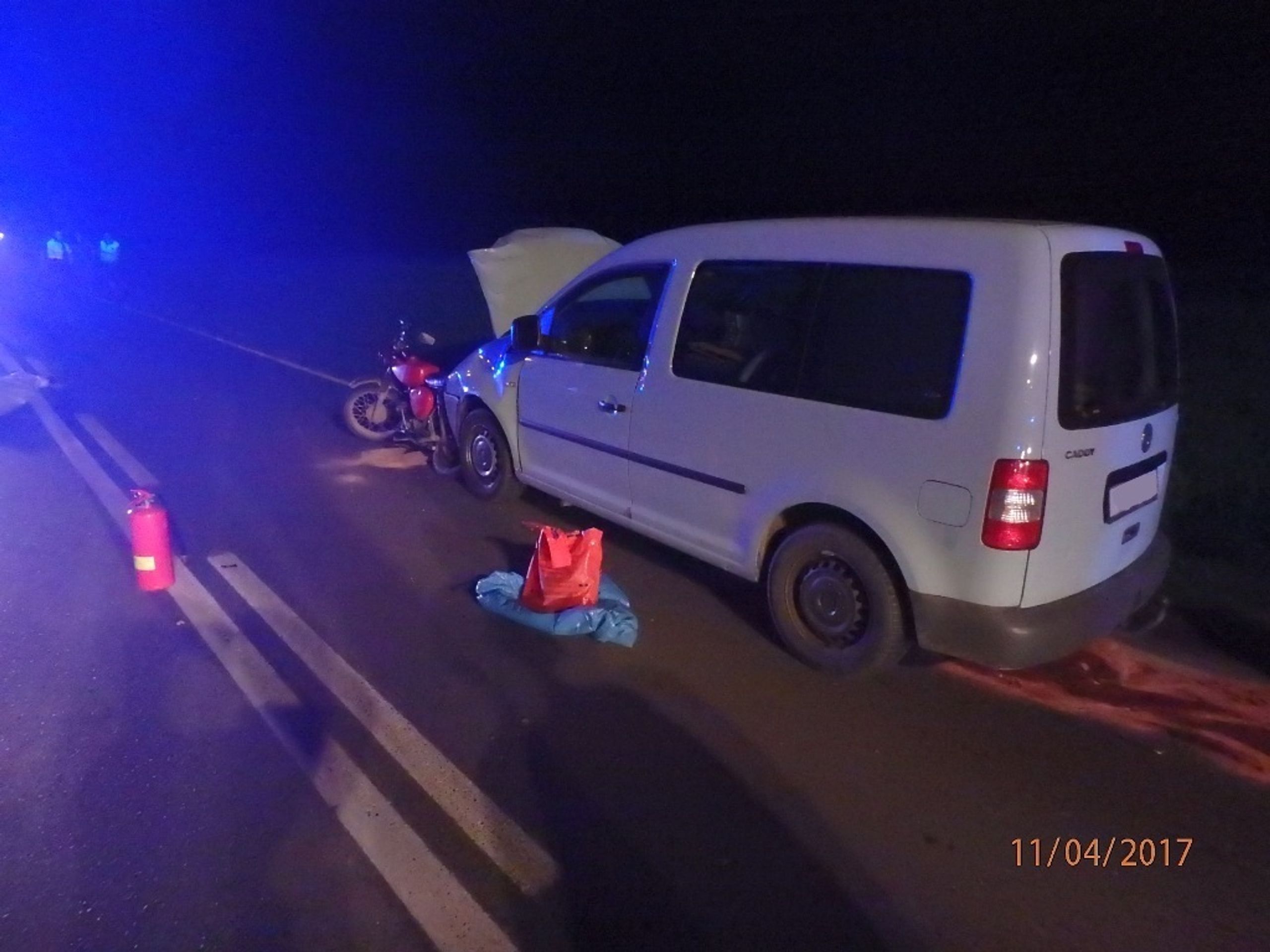 Nehoda motorkáře u Dobřan - 2 - GALERIE: Nehoda motorkáře u Dobřan (1/5)