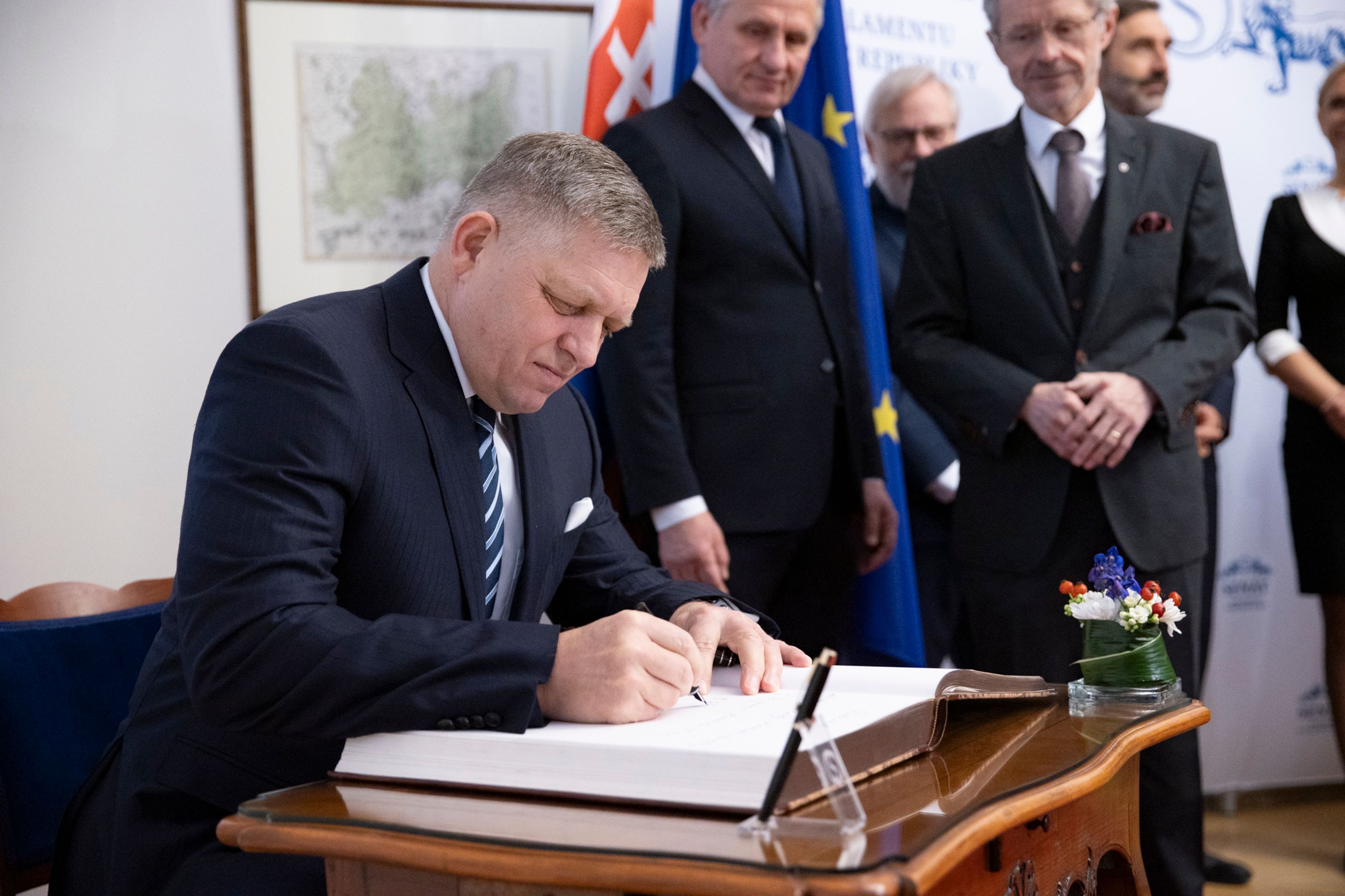Slovenský premiér  Robert Fico na návštěvě Česka (2) - Slovenský premiér Robert Fico na návštěvě Česka (8/11)