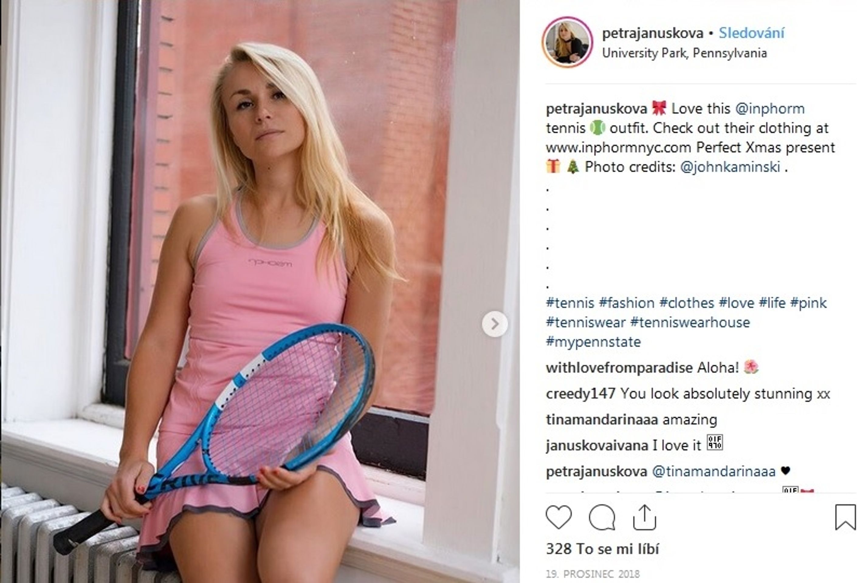 Petra Janušková - GALERIE: Tenistka Petra Janušková hraje tenis v Kanadě (1/4)