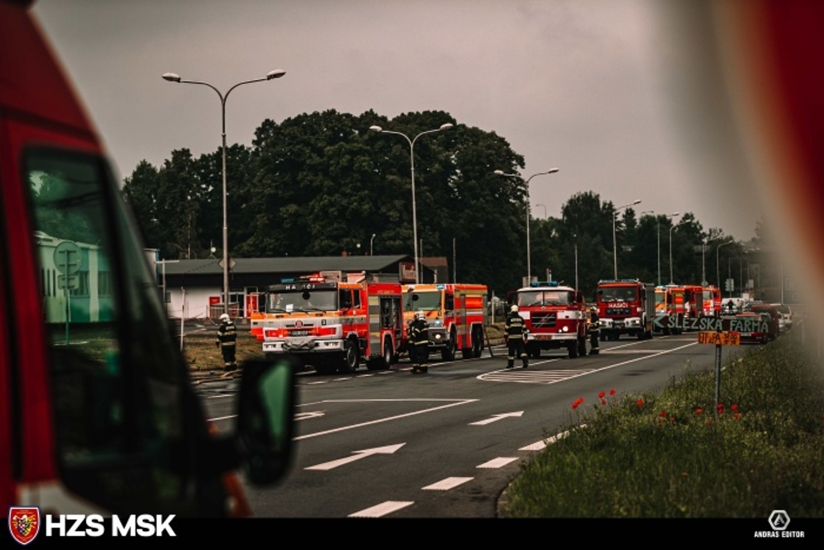 Požár zásobníku s LPG na benzínce v Českém Těšíně - 5 - GALERIE: Požár plynu na benzínce v Českém Těšíně (2/6)