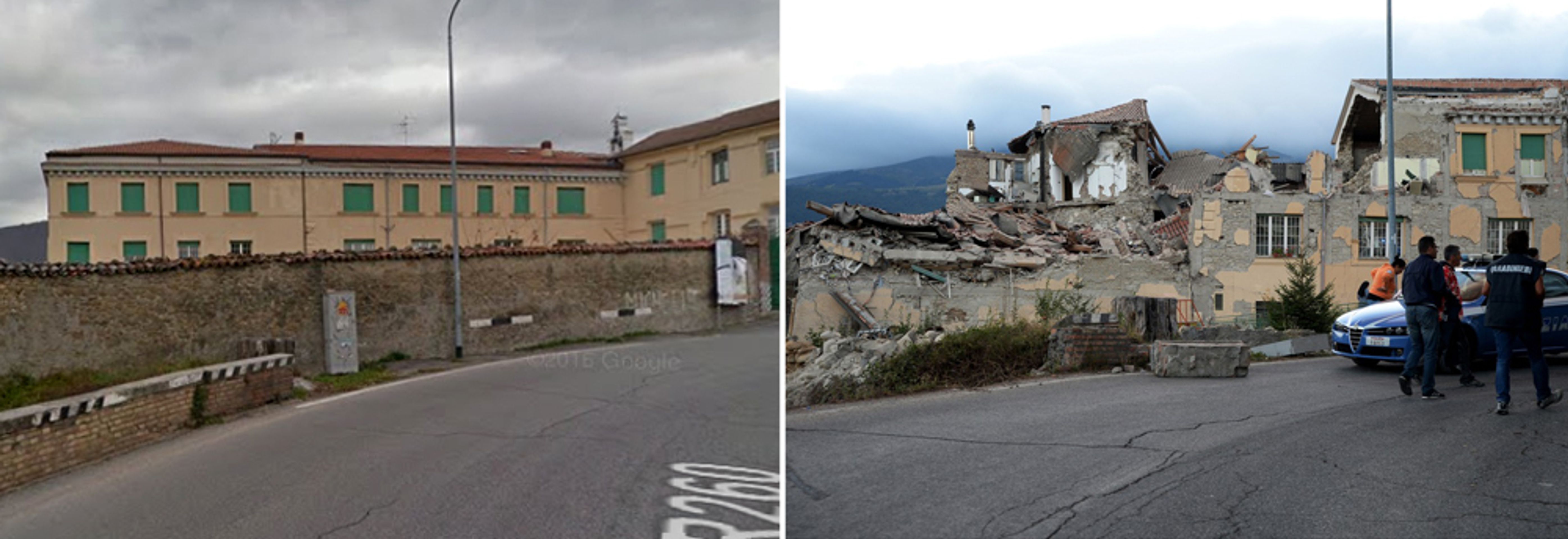 Italské město Amatrice před a po zemětřesení - 2 - GALERIE: Italské město Amatrice před a po zemětřesení (2/6)