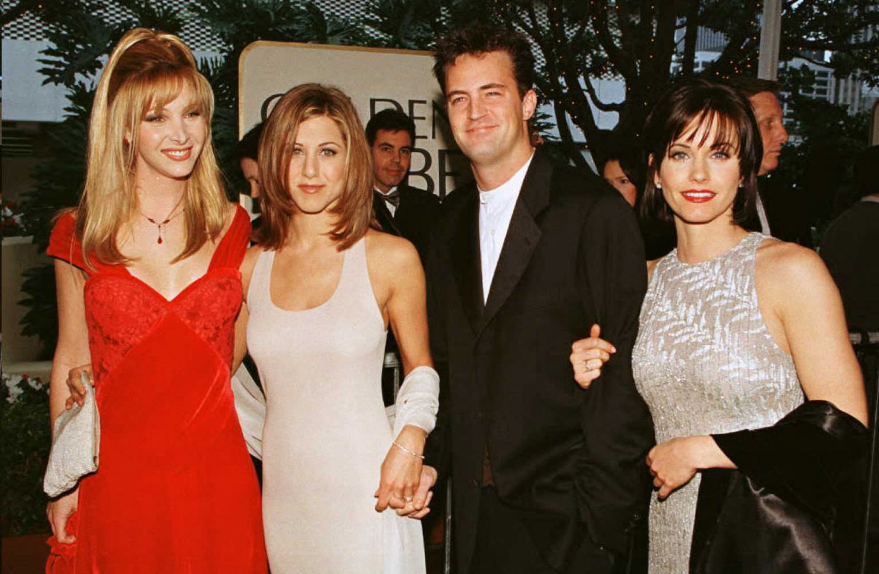 Lisa Kudrow, Jennifer Aniston, Matthew Perry a Courtney Cox, 21. 1. 1996 - Matthew Perry (7/23)