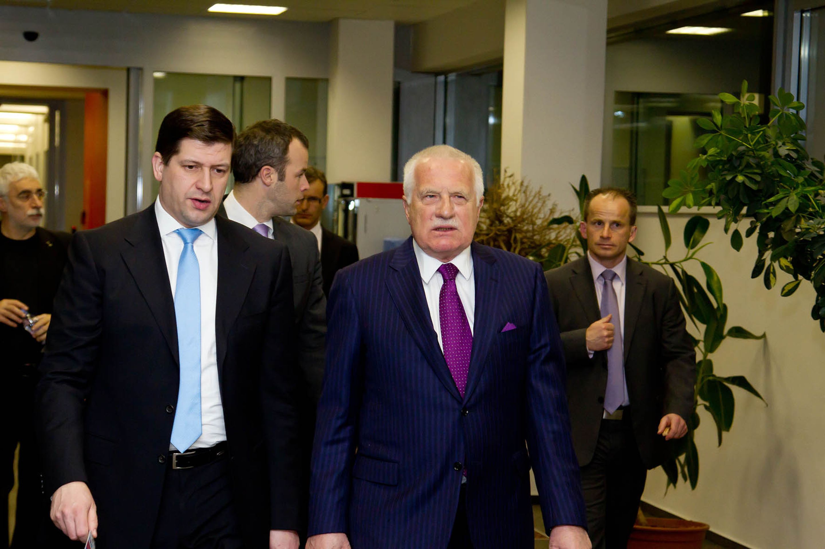 Václav Klaus - rozhovor - 1 - Hostem televize Nova byl ve středu večer prezident České republiky Václav Klaus. (1/8)