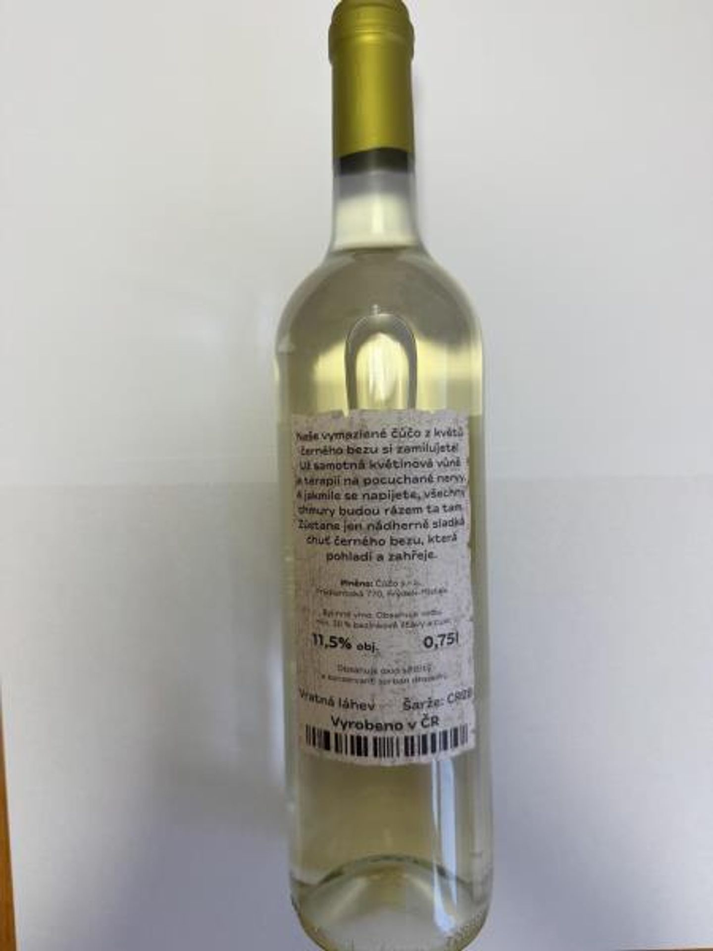 BEZINKOVÉ ČŮČO - bylinné víno, vyrobeno v ČR, 11,5%obj., 0,75l (2) - Závadné potraviny (9/34)