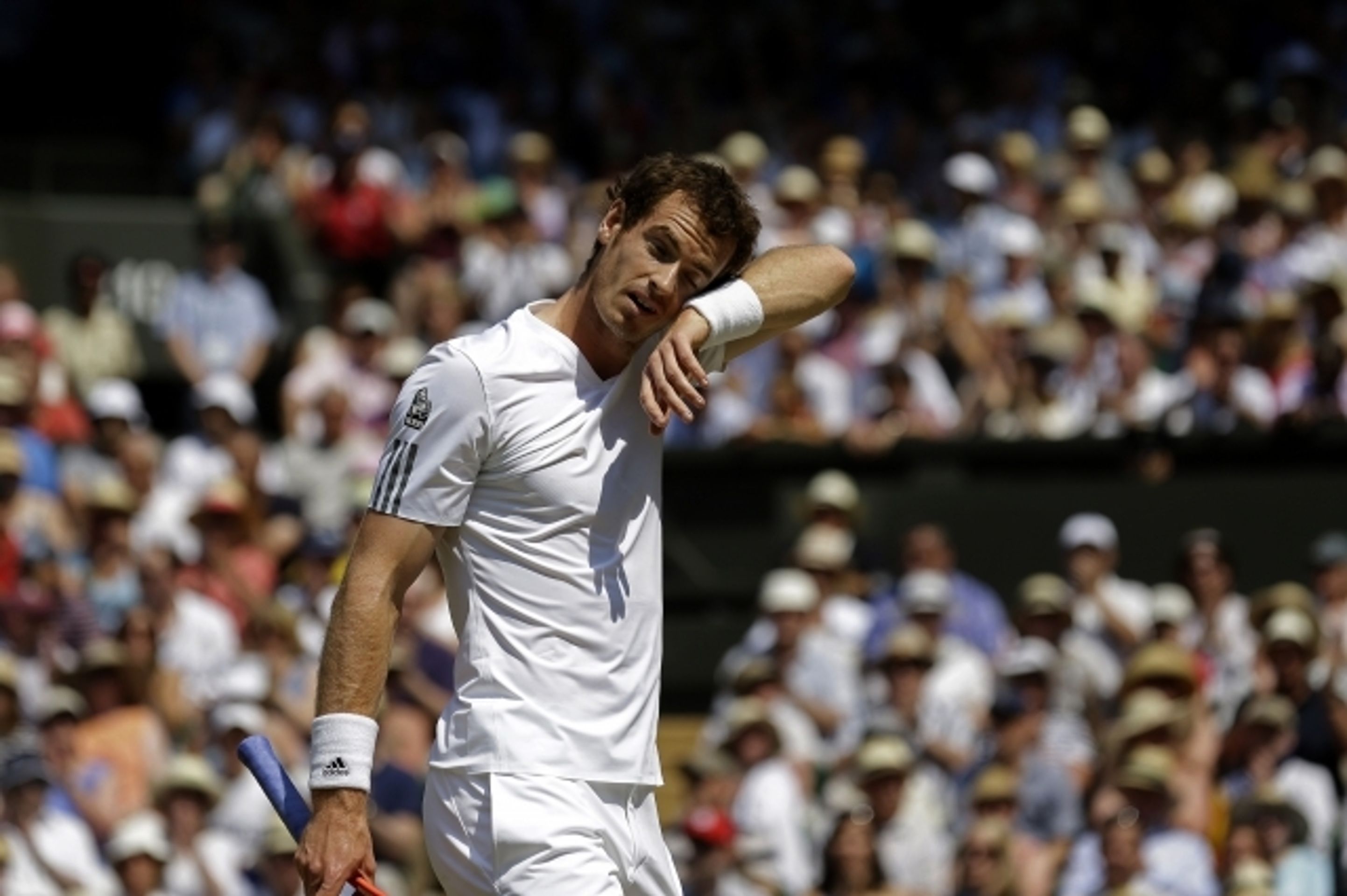 Finale Wimbledonu - hra - 23 - GALERIE: Andy Murray porazil ve finále Wimbledonu Novaka Djokoviče (2/24)