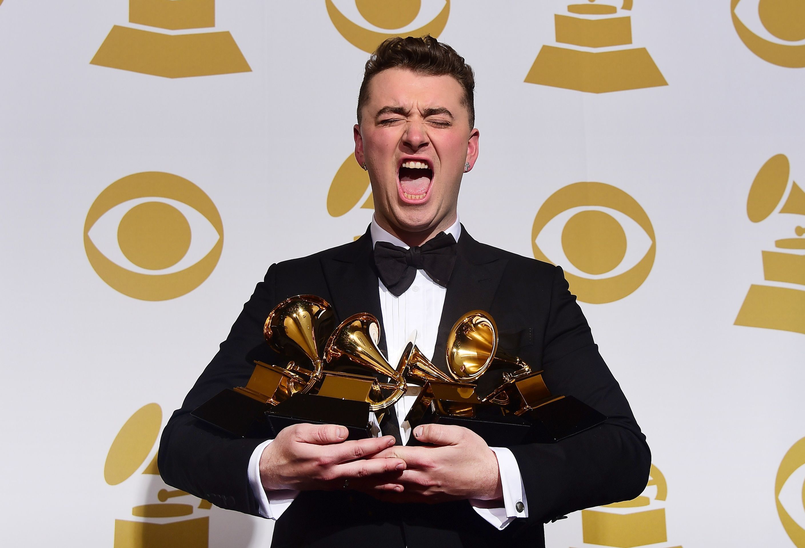 Sam Smith na Grammy - GALERIE: Grammy 2015 (23/26)