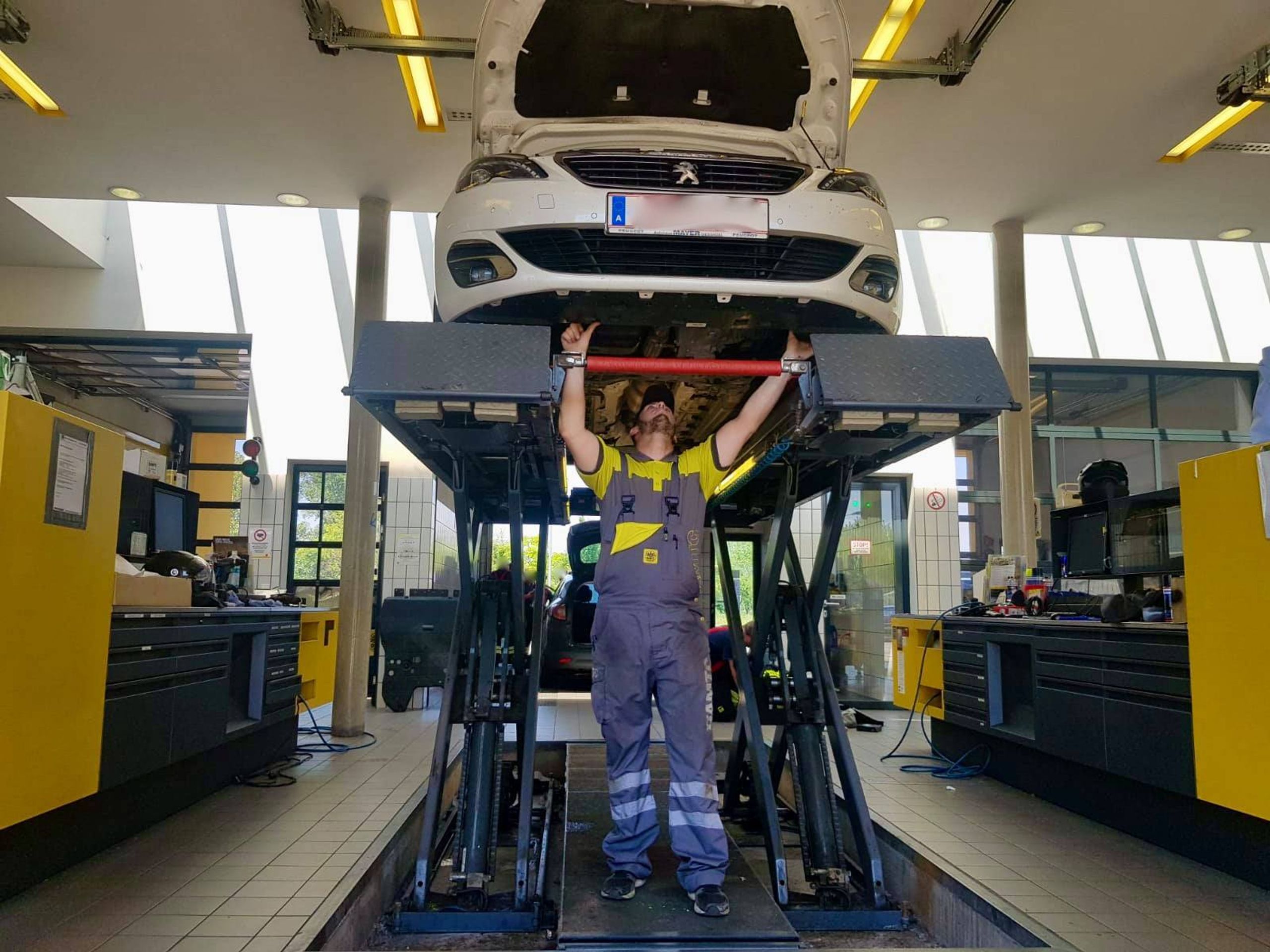 Had v autě - 18 - Fotogalerie: Hasiči rozebrali rodině auto, kvůli užovce (5/7)