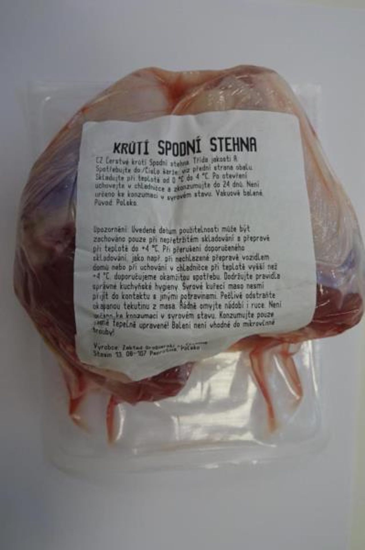 Čerstvé KRŮTÍ Spodní stehna - Závadné potraviny (3/7)