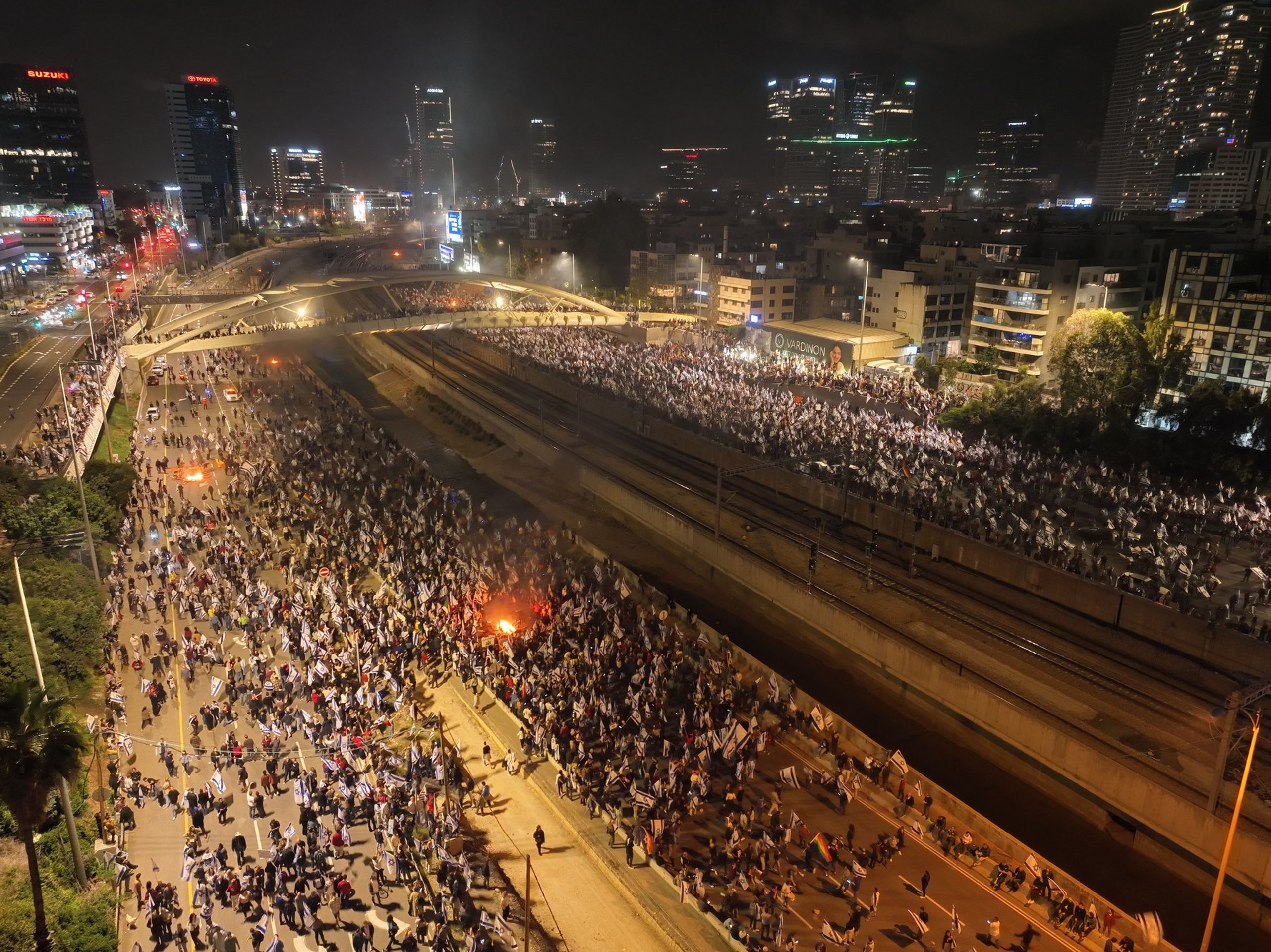 Izrael demonstrace - V Izraeli protestují statisíce lidí (15/23)