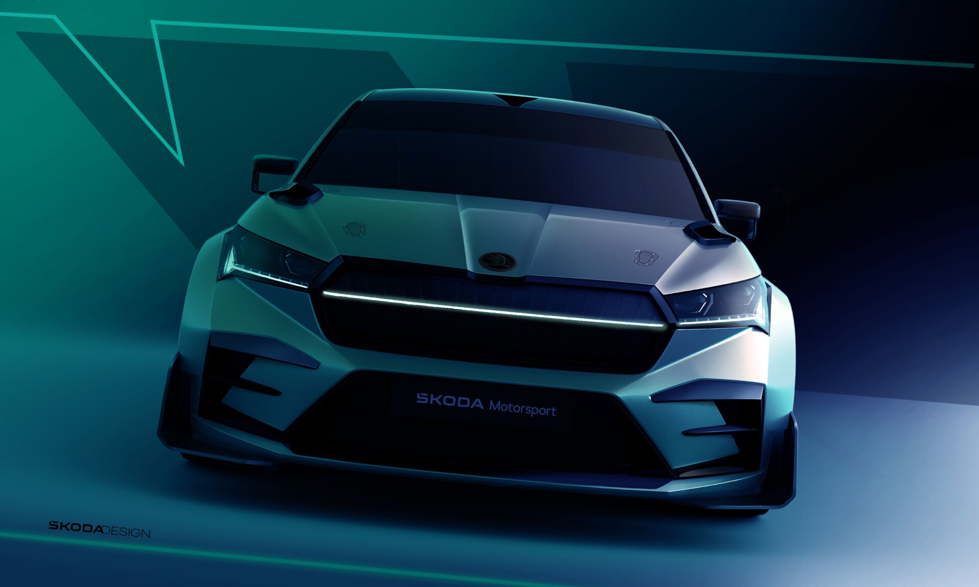 Koncepční vůz Škoda Enyaq RS Race - Koncepční studie agresivní elektrické Škody Enyaq RS Race (4/5)