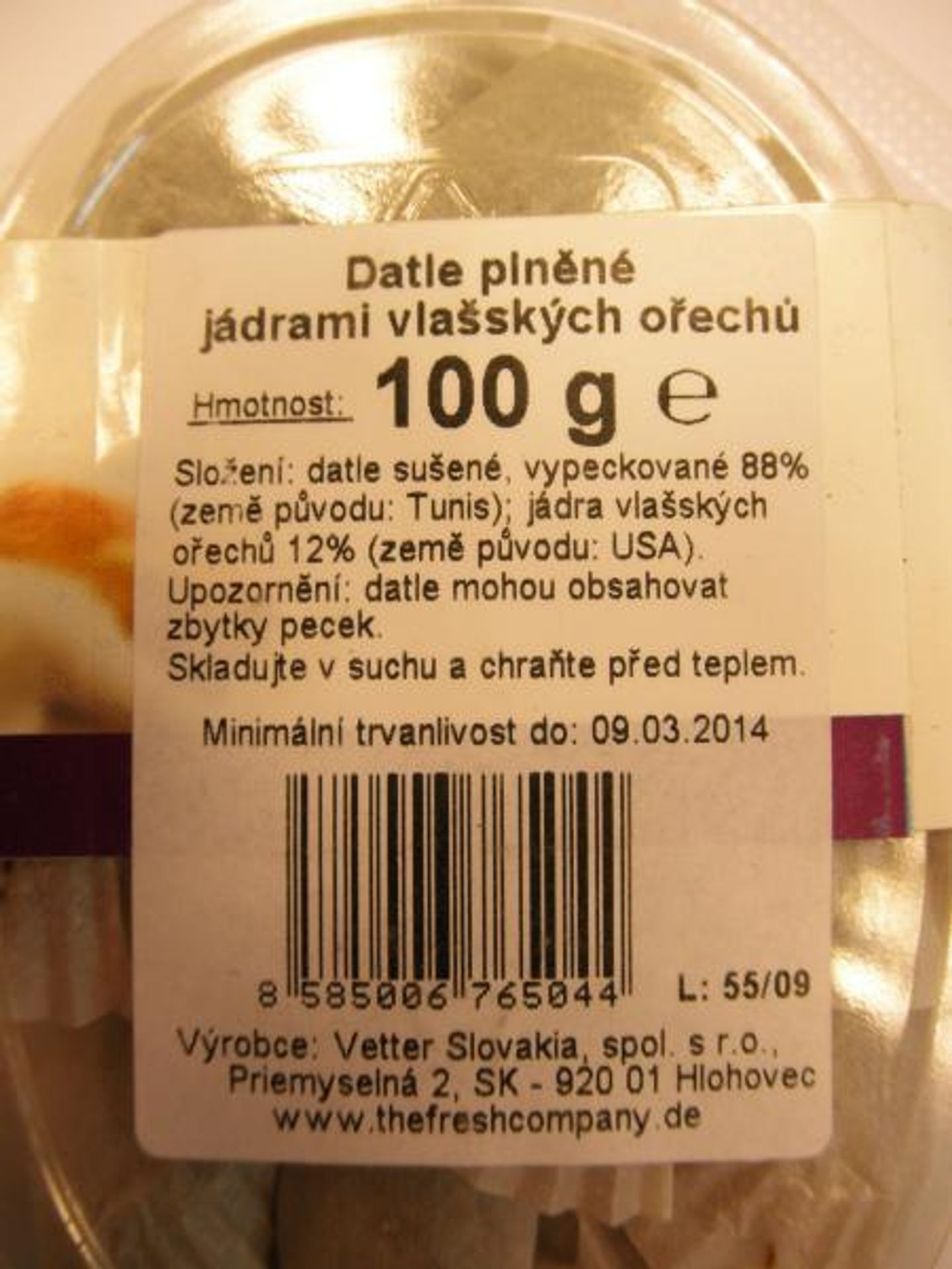Tesco: Datteln gefüllt mit Nusskern - 3 - GALERIE: Tesco: Datteln gefüllt mit Nusskern (1/4)