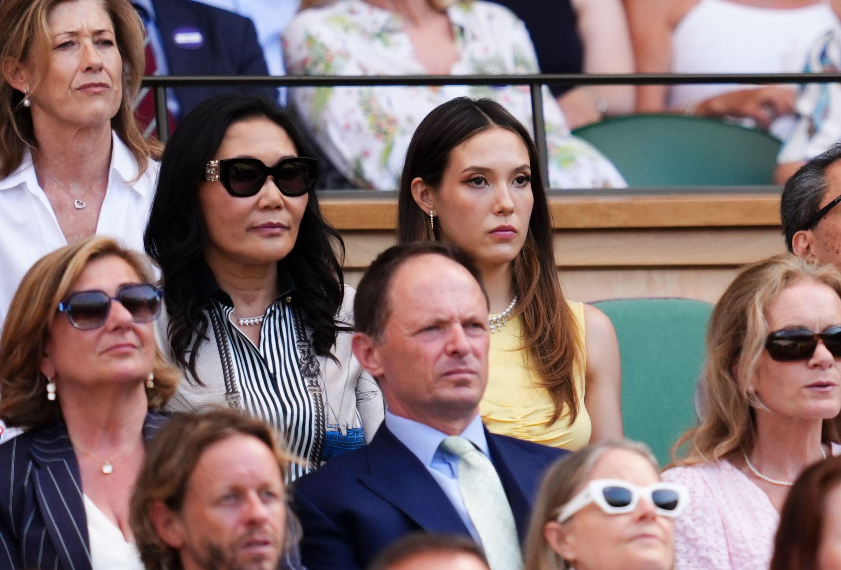 Akrobatická lyžařka Eileen Guouvá - Celebrity na finále Wimbledonu (5/8)