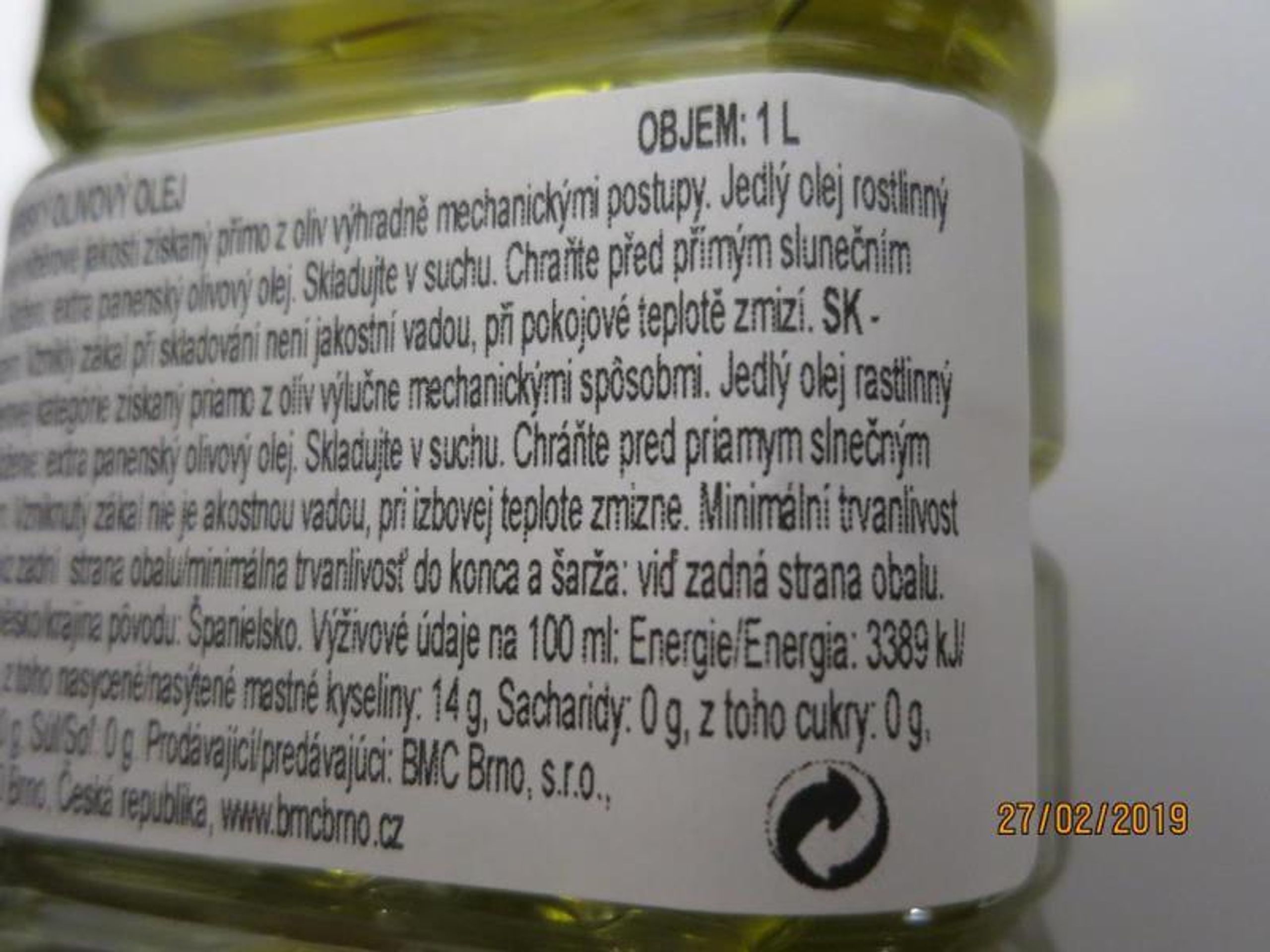 Kontroly olivových olejů - la masía EXTRA VIRGIN OLIVE OILEXTRA PANENSKÝ OLIVOVÝ OLEJ - GALERIE: Kontroly olivových olejů (16/18)
