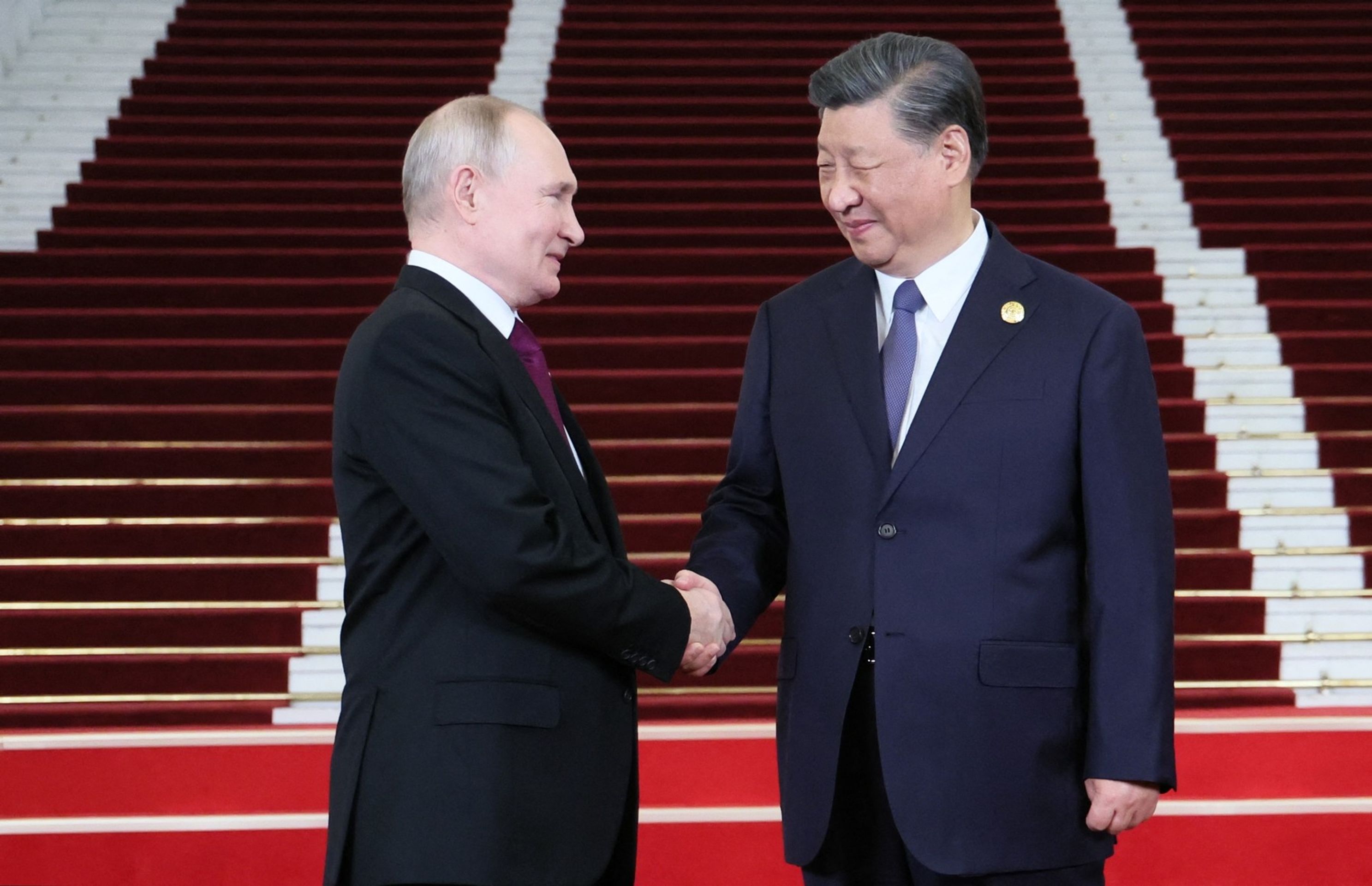 Si Ťin-pching a Vladimir Putin, 17. 10. 2023 Peking - Mezinárodní summit v Číně (4/5)