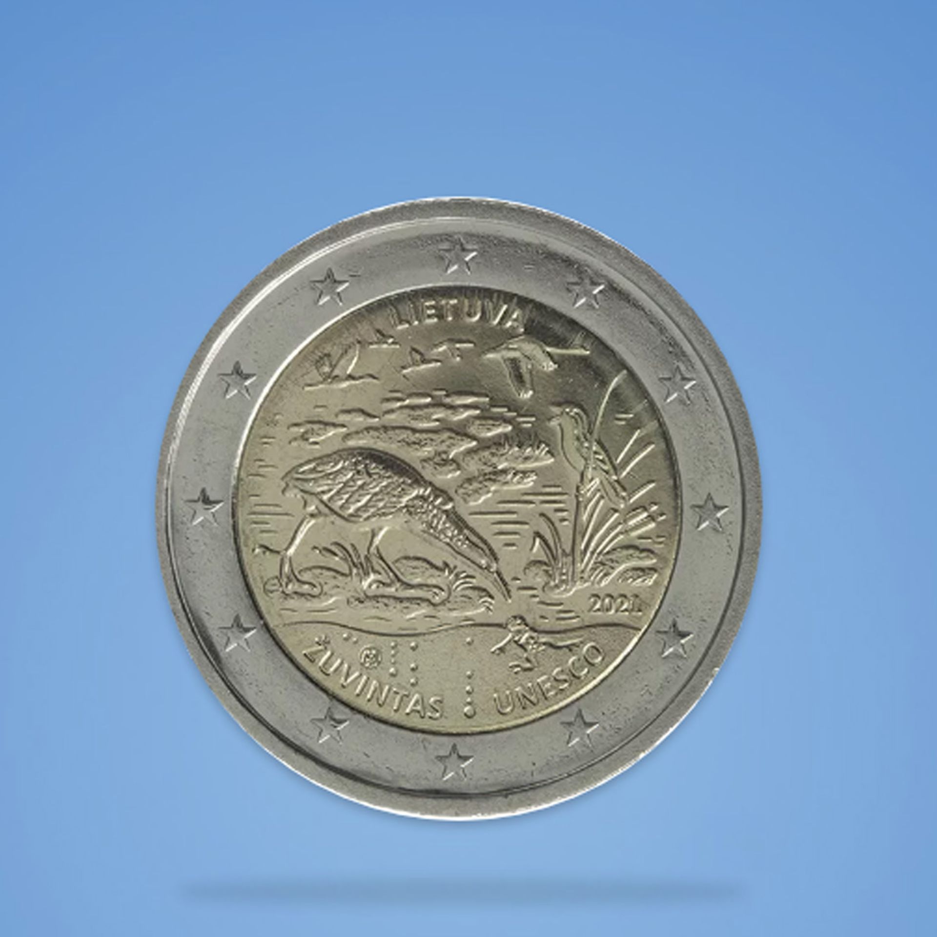 2 € Litva – mince z roku 2021 - Hodnotné 2€ mince (9/12)