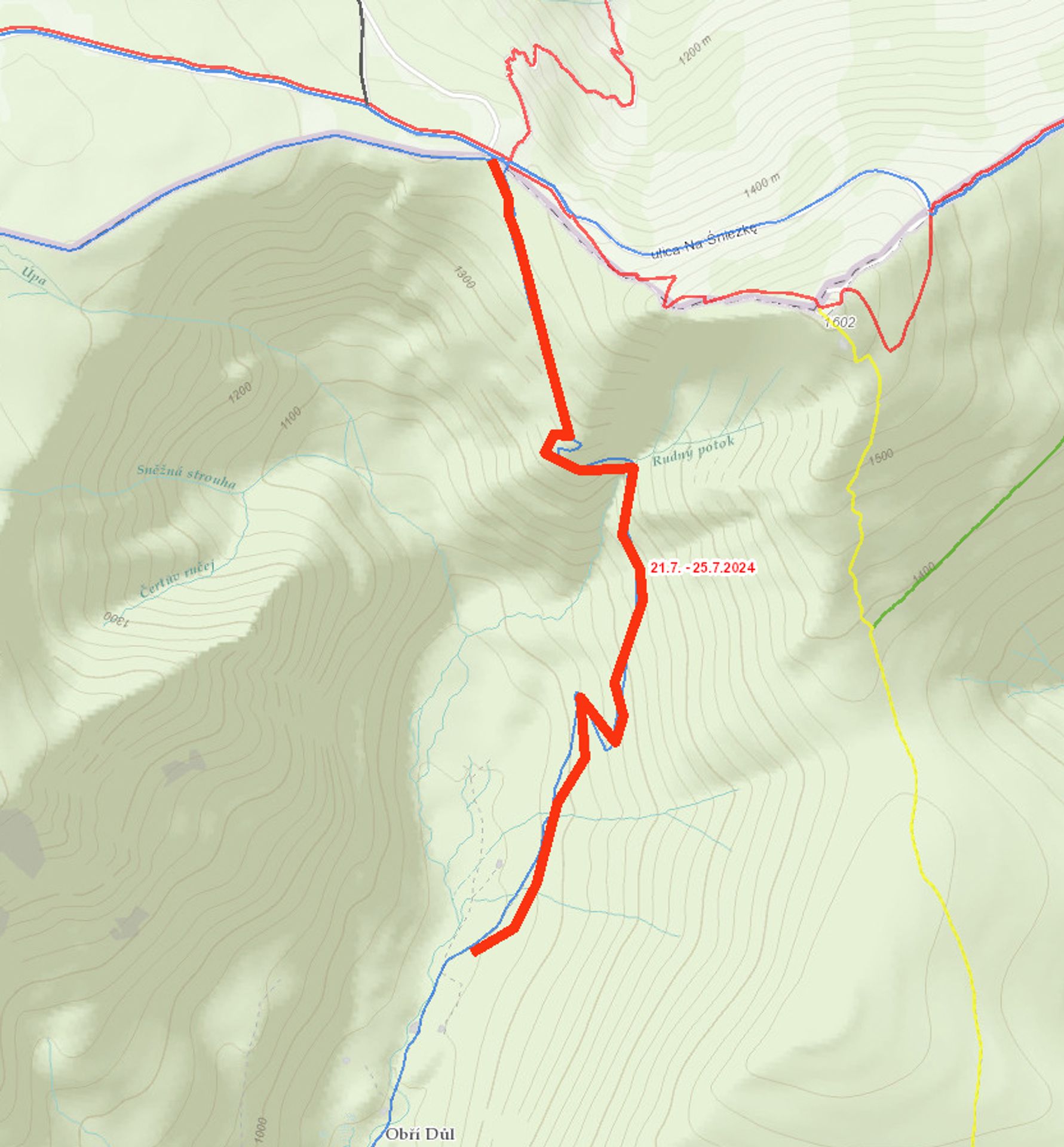 Uzavřené cesty v Krkonošském národním parku (2) - Uzavřené cesty v Krkonošském národním parku (2/9)